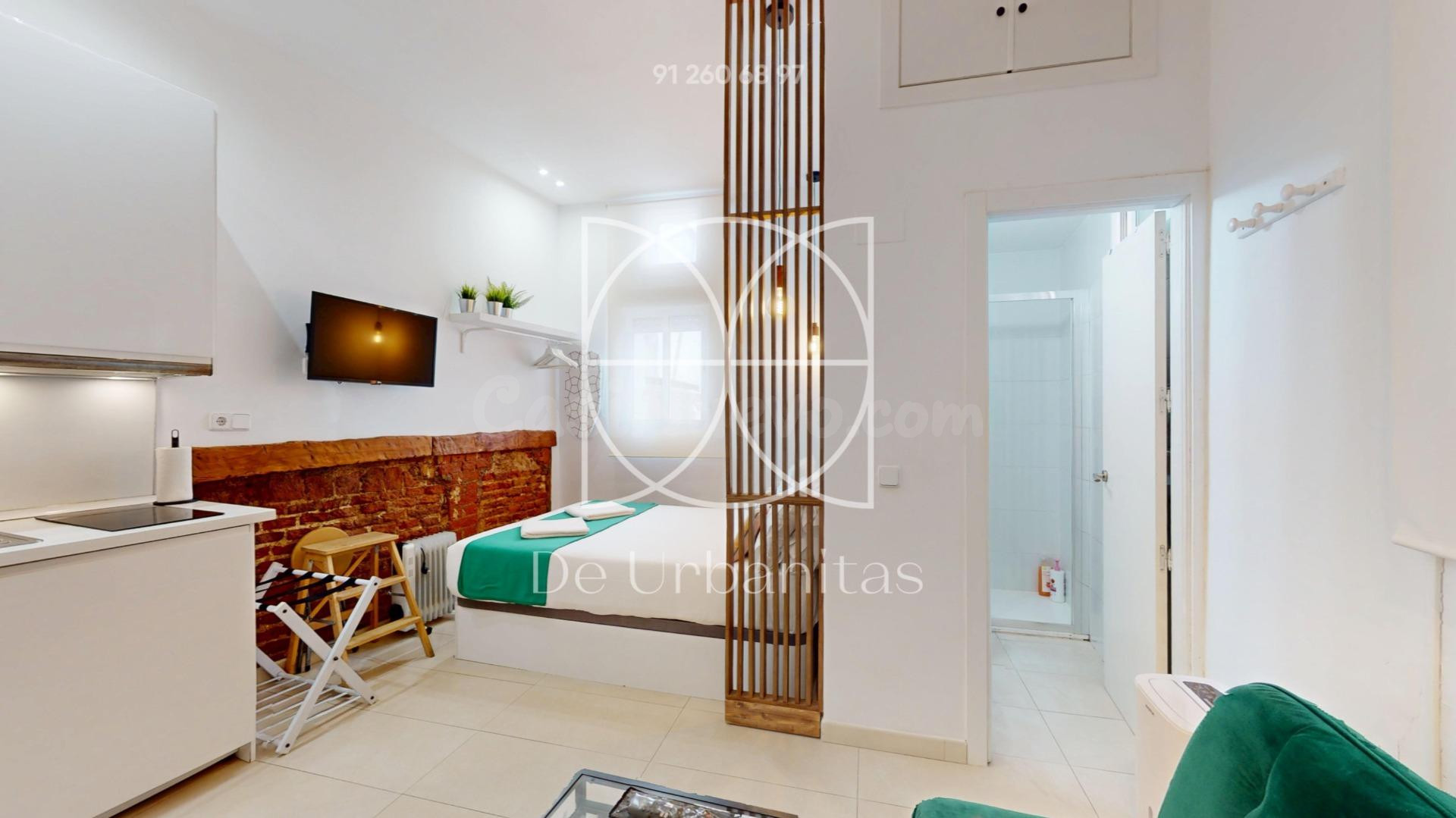 Estudio 1 habitación 28m² en alquiler - Cortes - foto 4