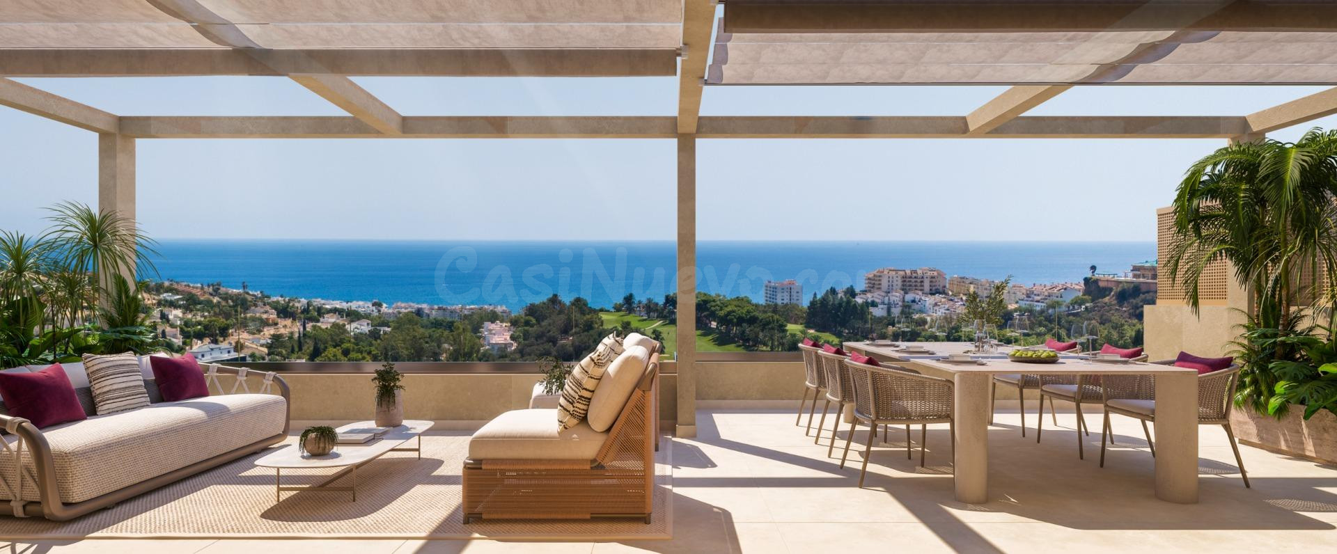 DISFRUTE DE TERRAZAS CON ORIENTACION SUR Y VISTAS AL MAR, DE - foto 3
