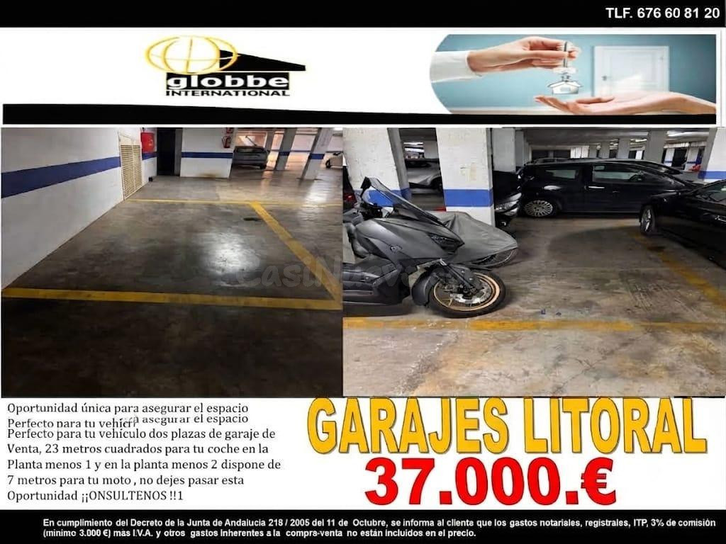 Plaza de garaje en Parque Litoral