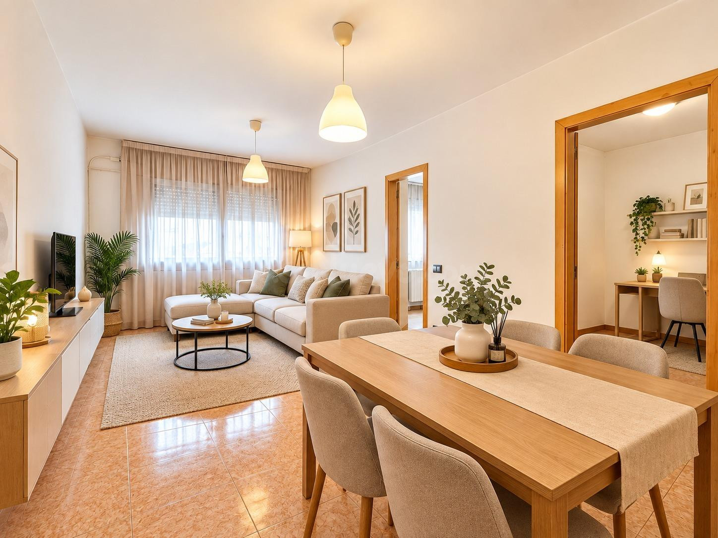 PISO EN VENTA EN MAS RAMPINYO BAJO EXTERIOR CON 3 habitacion