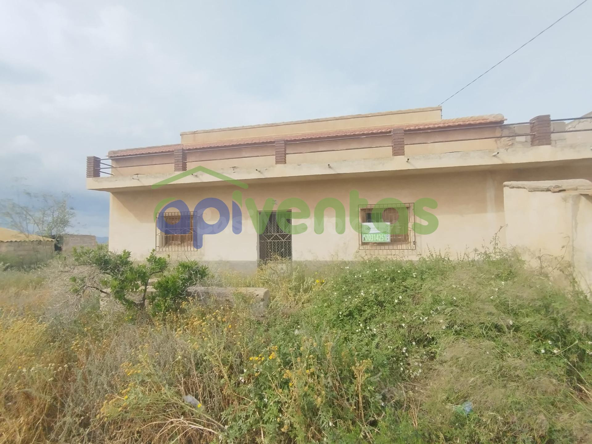 Finca de regadío con viviendas