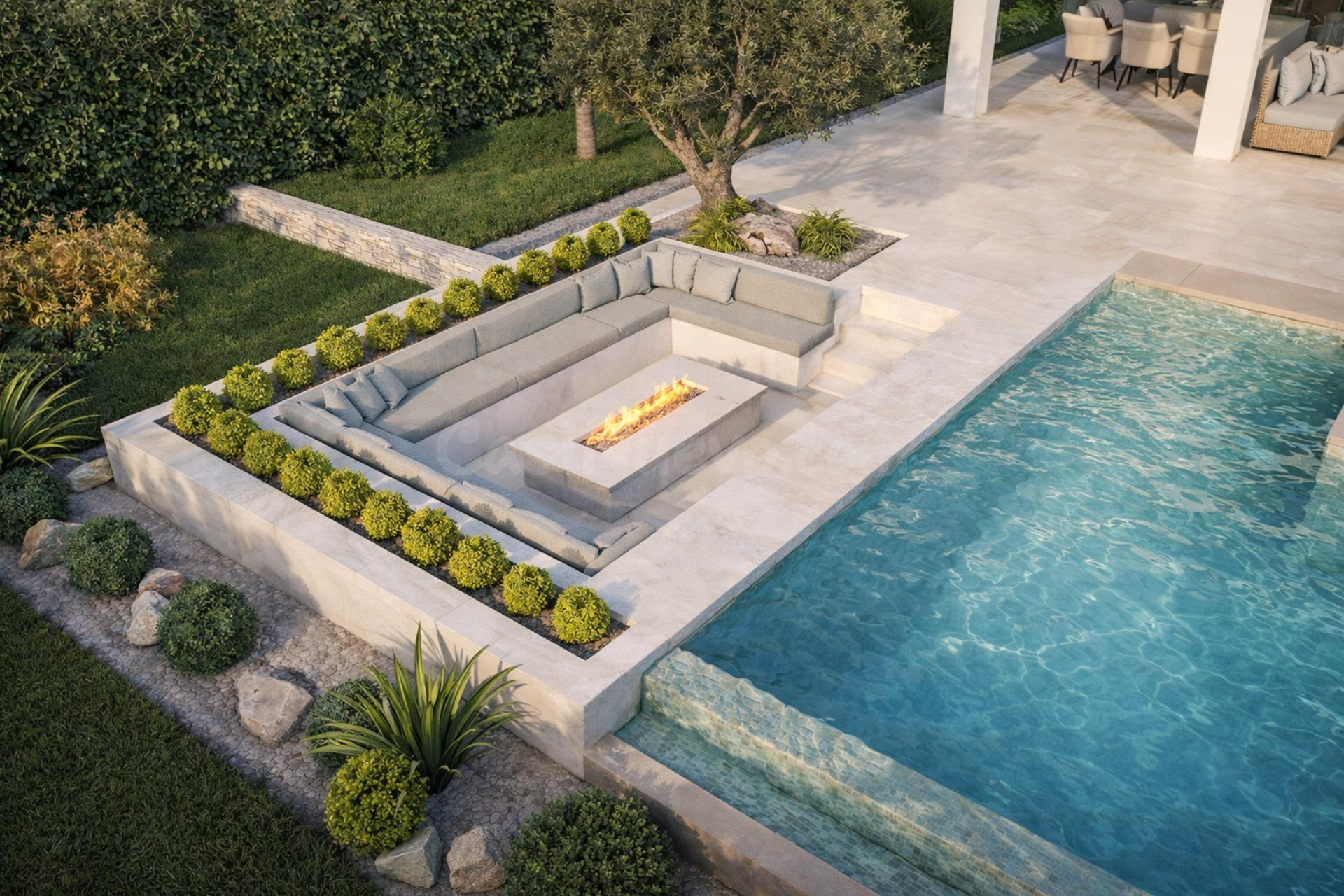 Villa de lujo junto al golf – Diseño contemporáneo, piscina  - foto 3