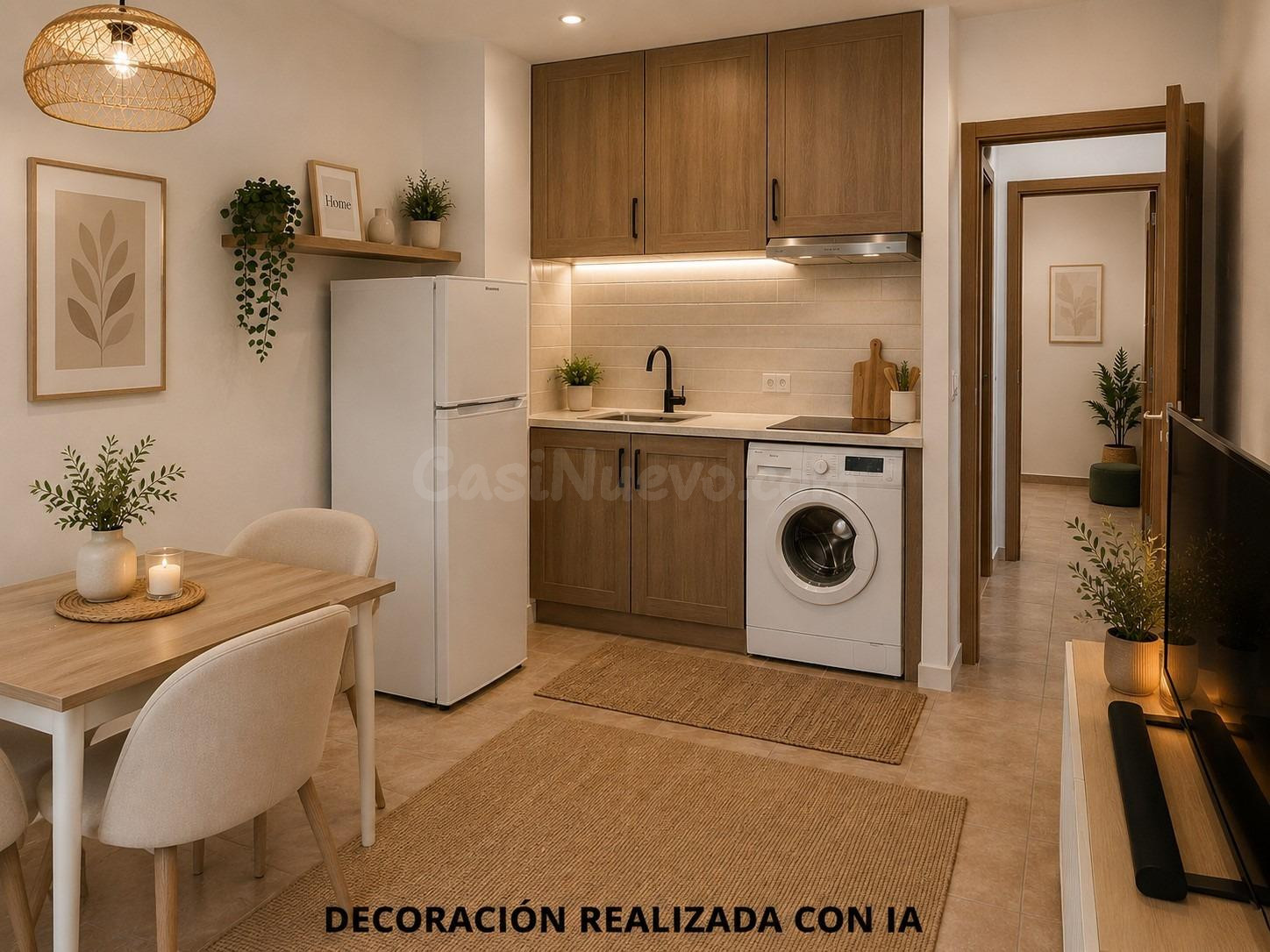 Estupendo apartamento de 1 dormitorio.