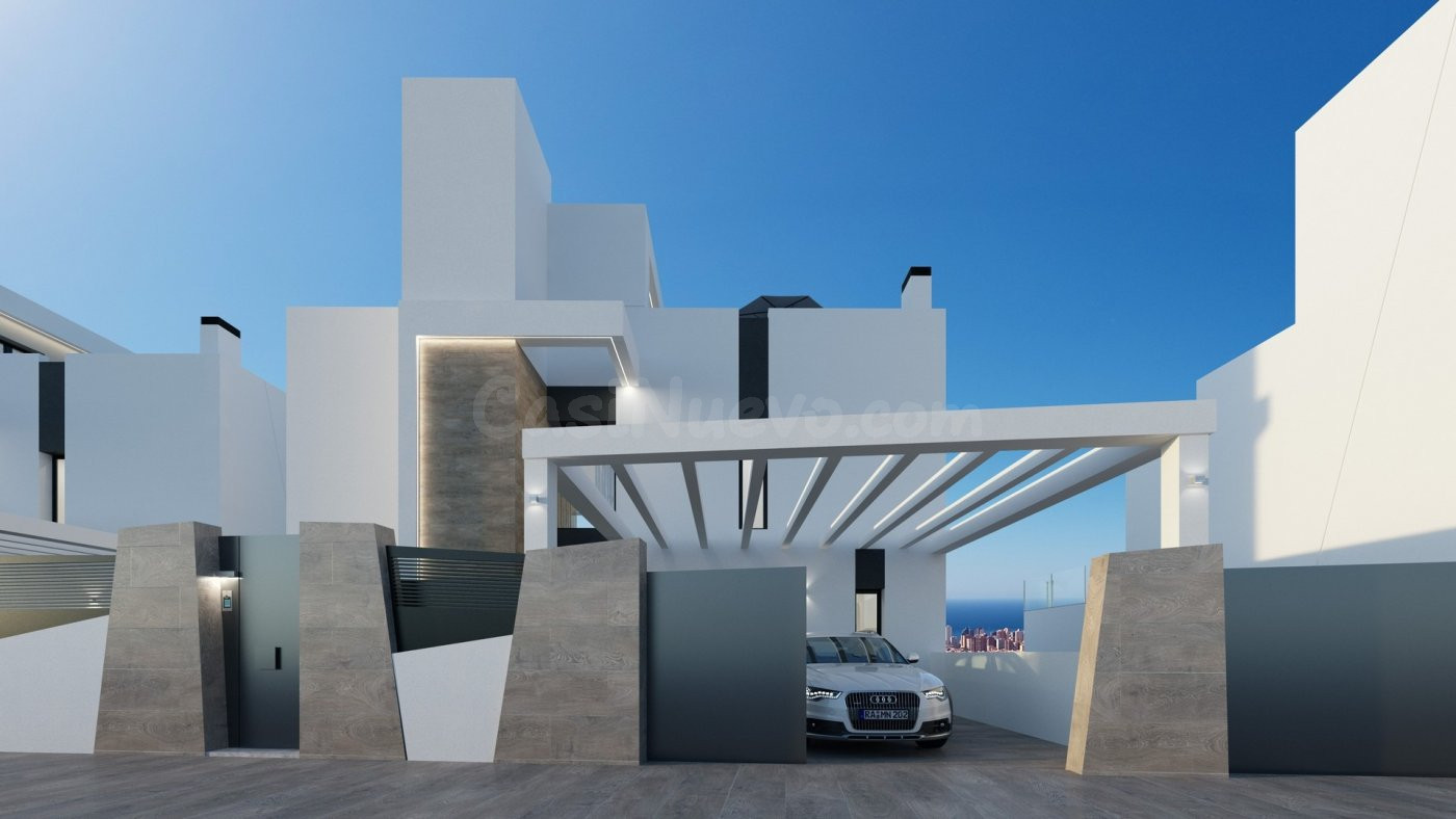 VILLAS DE LUJO DE OBRA NUEVA EN FINESTRAT CON VISTAS AL MAR - foto 5