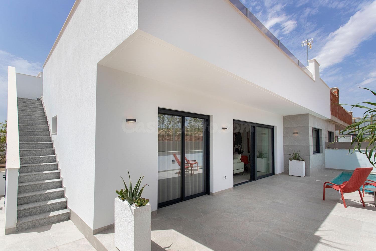 VILLAS PAREADAS EN UNA SOLA PLANTA DE NUEVA CONSTRUCCIÓN EN  - foto 3