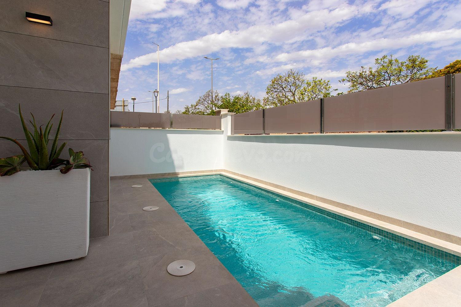 VILLAS PAREADAS EN UNA SOLA PLANTA DE NUEVA CONSTRUCCIÓN EN  - foto 4