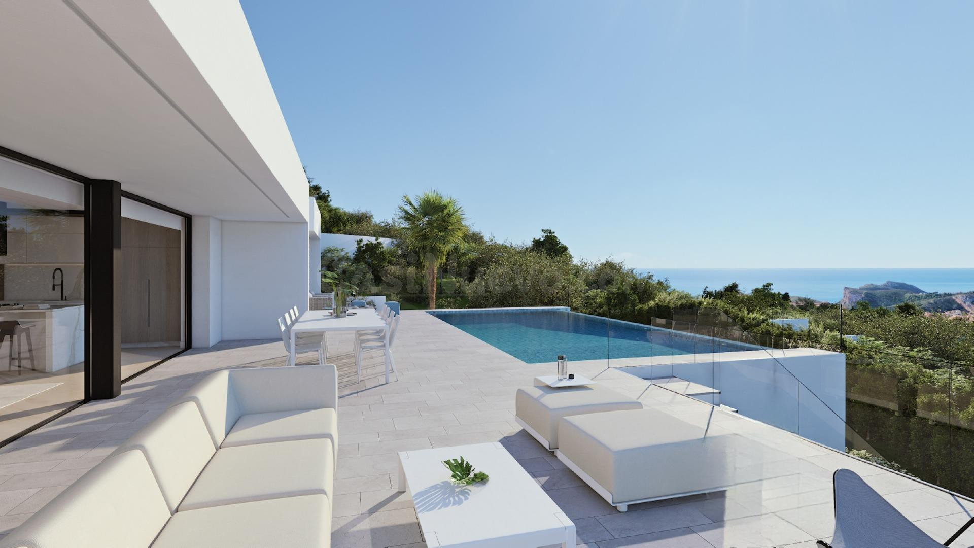 VILLA DE LUJO DE OBRA NUEVA EN CUMBRE DEL SOL