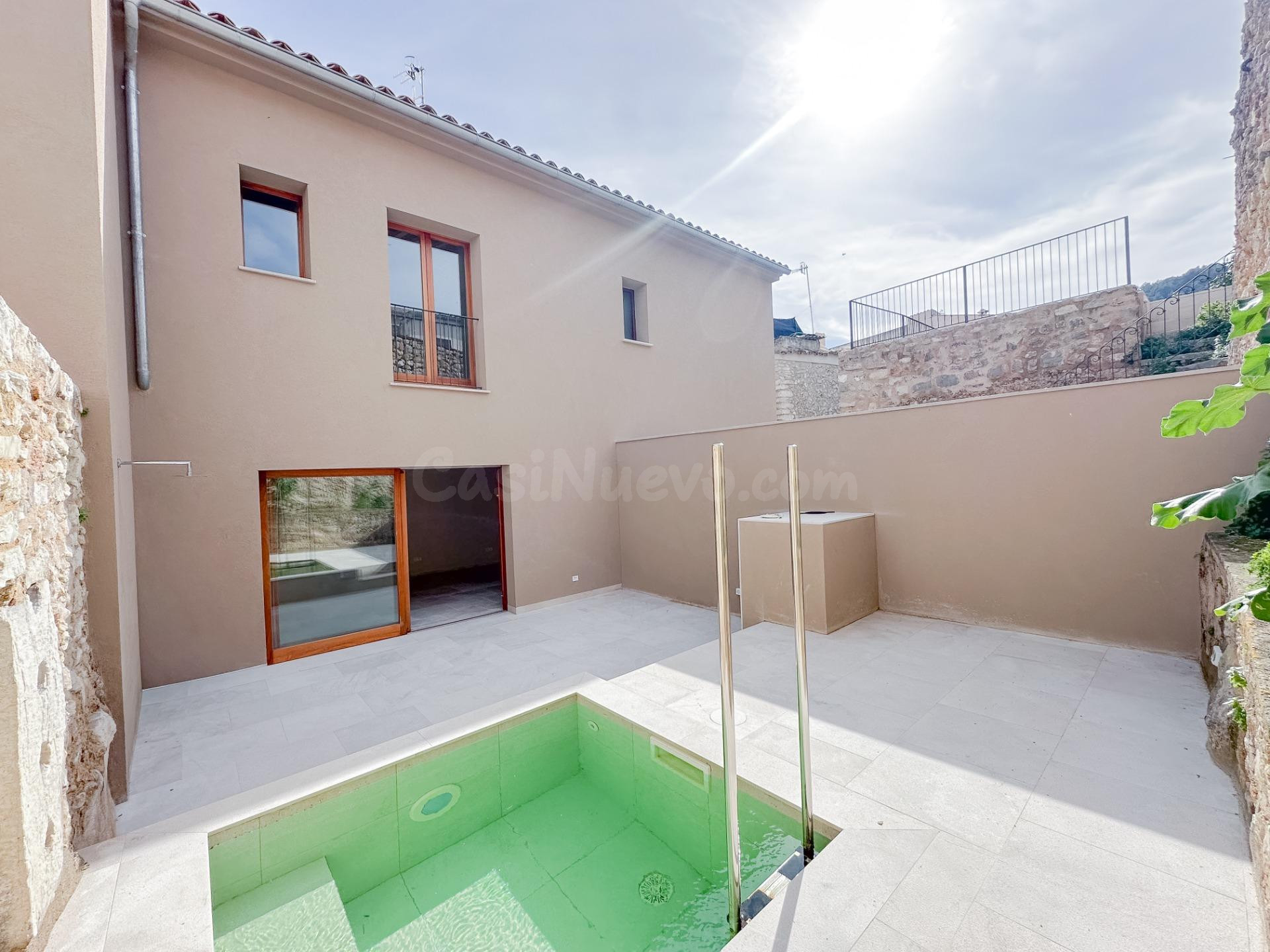 En plena Serra de Tramuntana casa reformada con piscina - Ma