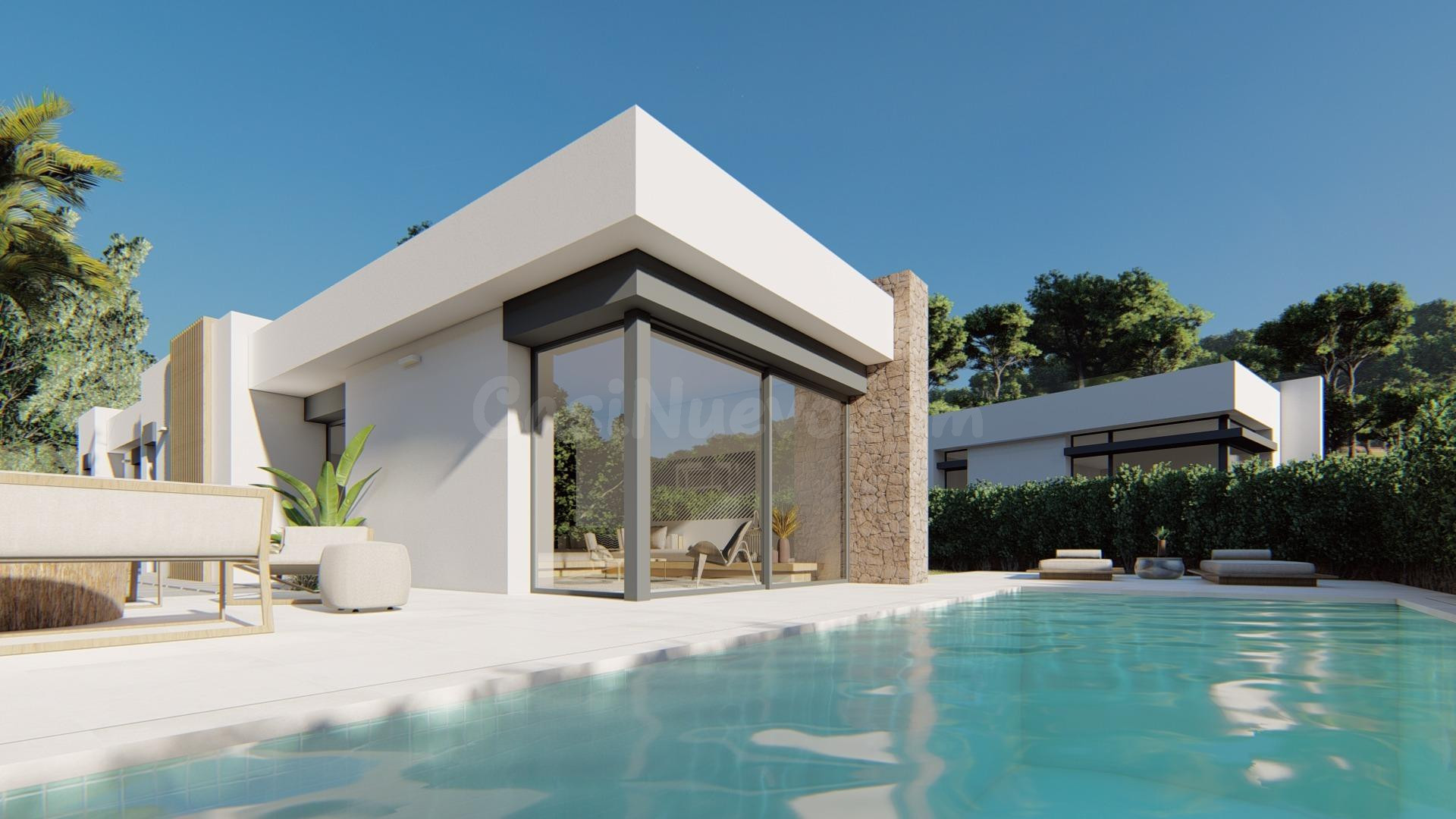 Villa de nueva construcción con 3 dormitorios en venta en La