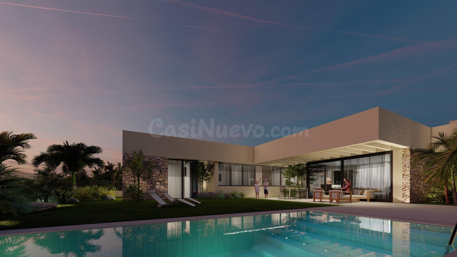 VILLAS DE OBRA NUEVA EN ALTOANA GOLF RESORT, MURCIA - foto 5