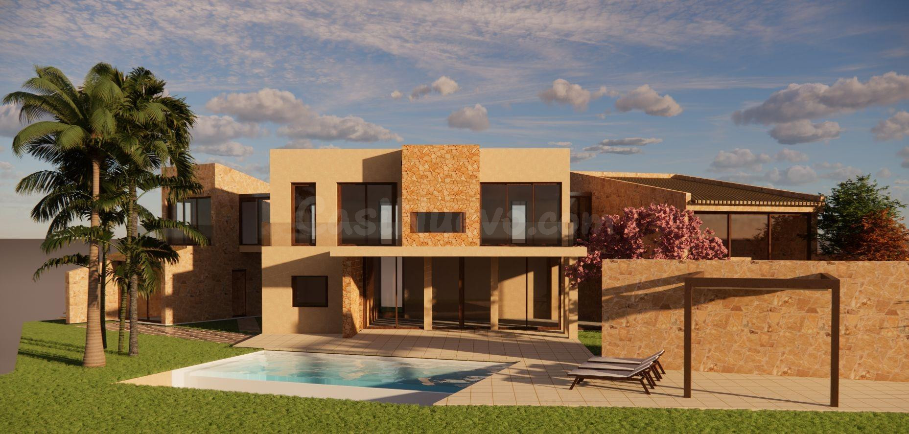 Villa de lujo mediterráneo con piscina y vistas en Na Moreia - foto 2