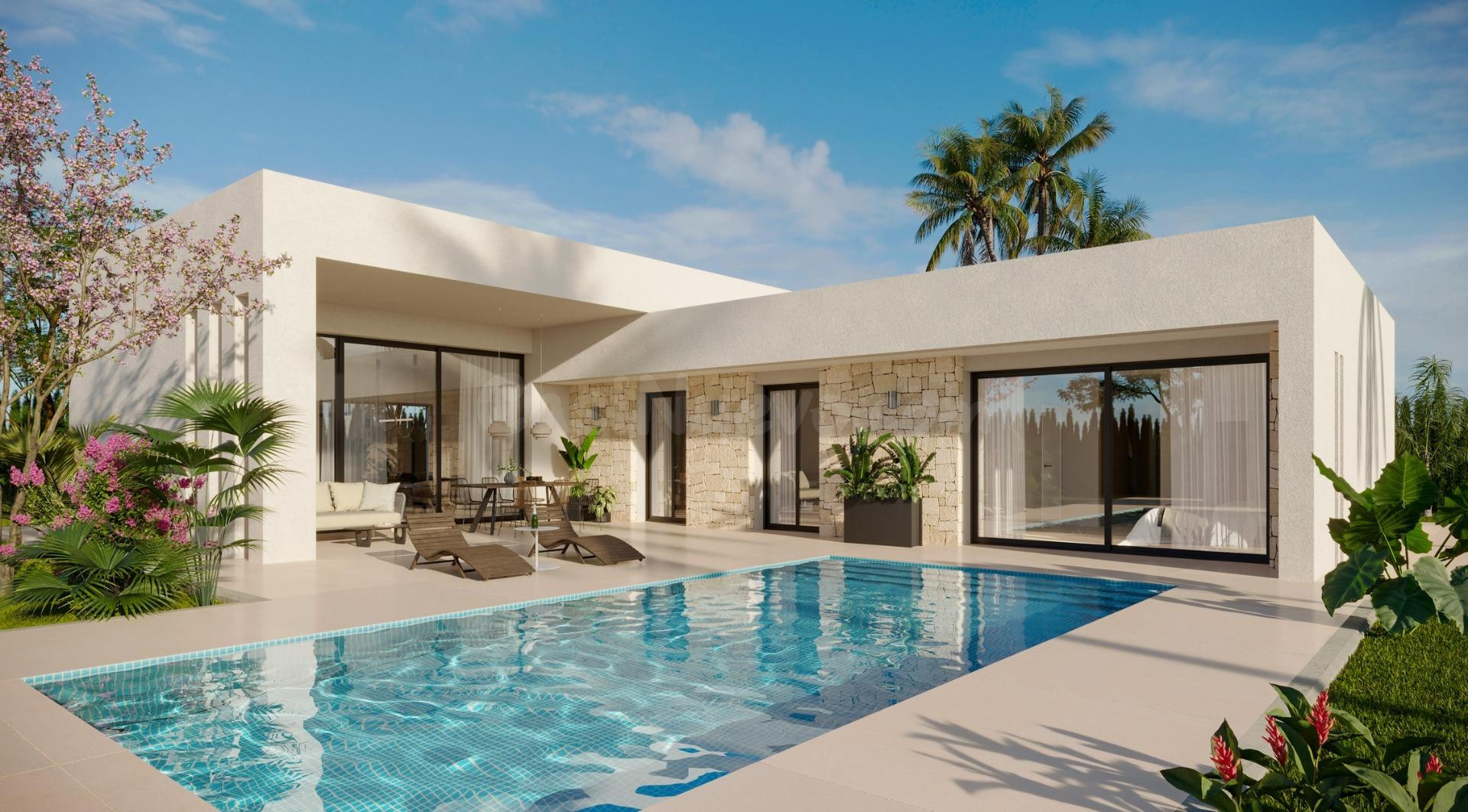 Villa de 3 dormitorios en una sola planta con piscina privad