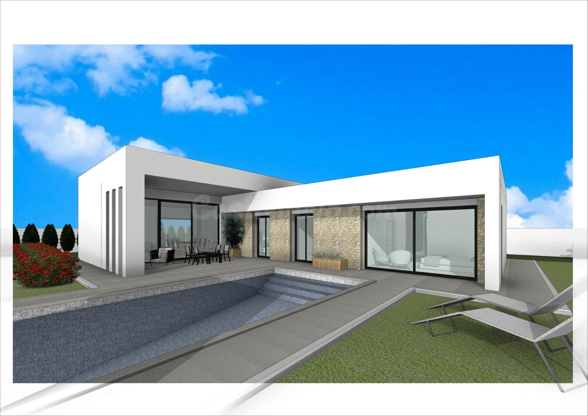 Villa de 3 dormitorios en una sola planta con piscina privad - foto 2