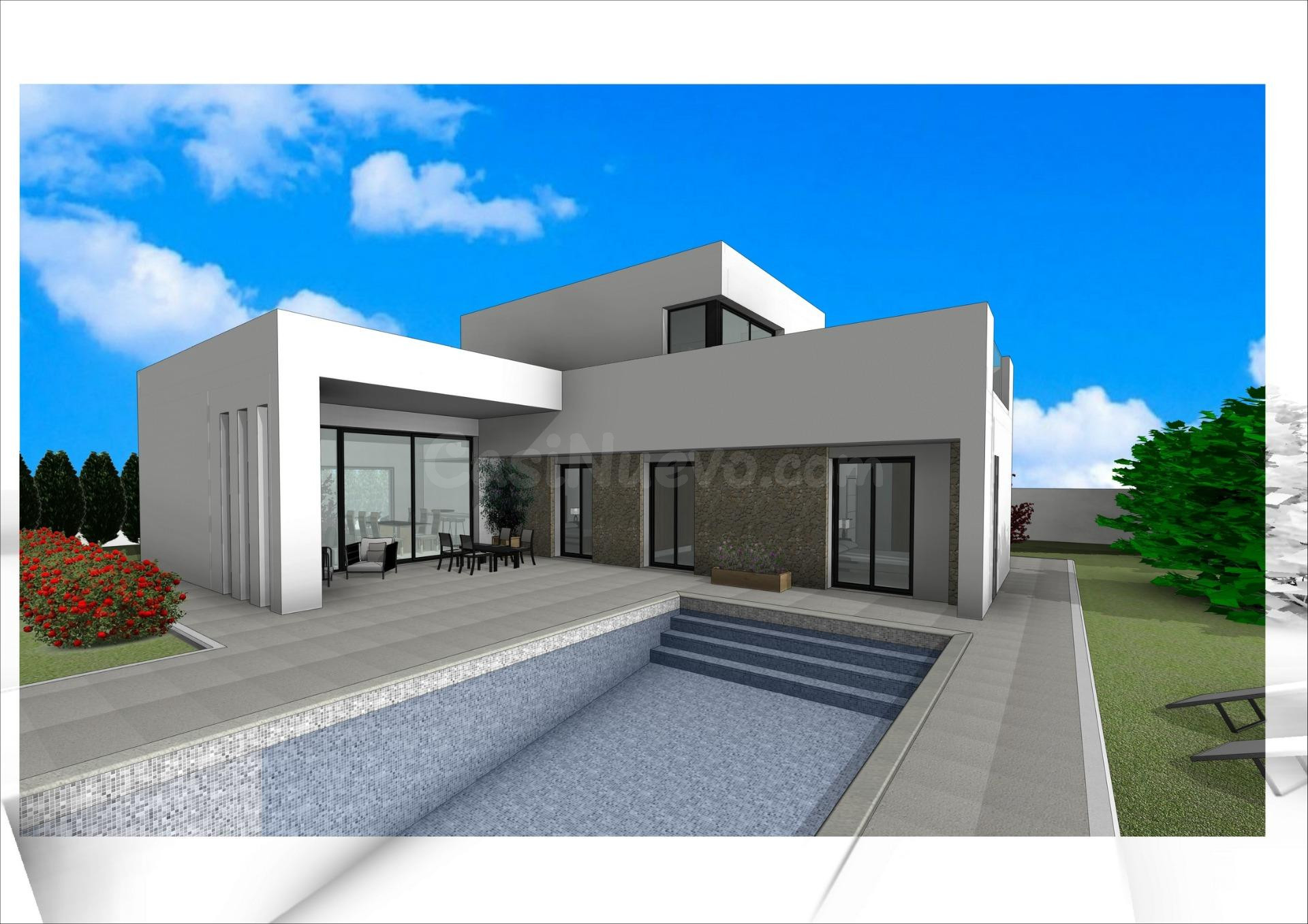 Villa de 4 dormitorios con piscina privada a la venta en Asp - foto 2