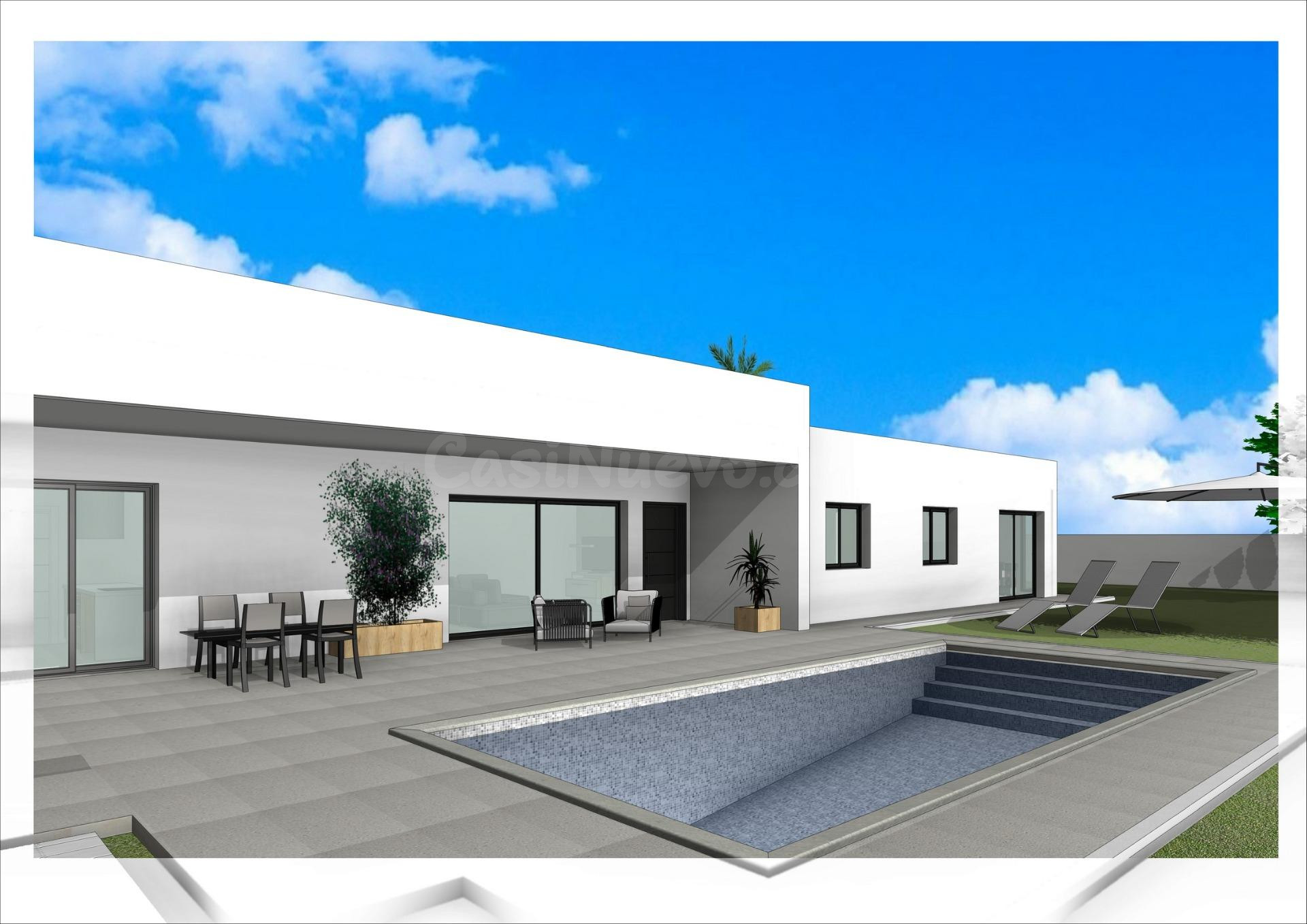 Villa moderna de 3 dormitorios con piscina privada a la vent - foto 3