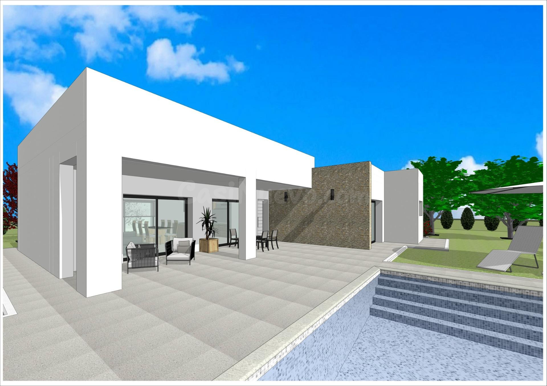 Villa en una sola planta de 3 dormitorios con piscina privad - foto 2