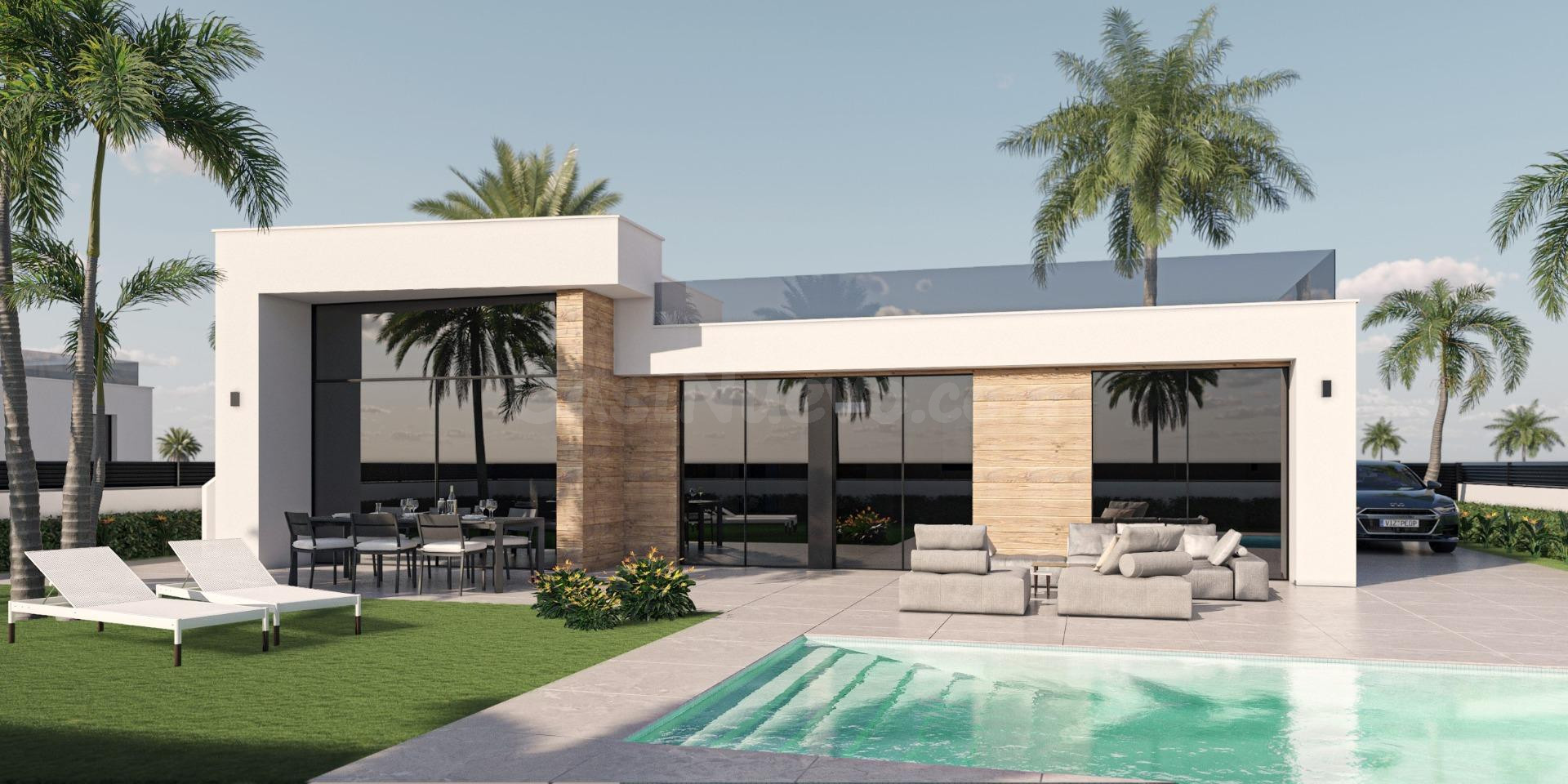 VILLAS DE OBRA NUEVA EN CONDADO DE ALHAMA CAMPO DE GOLF