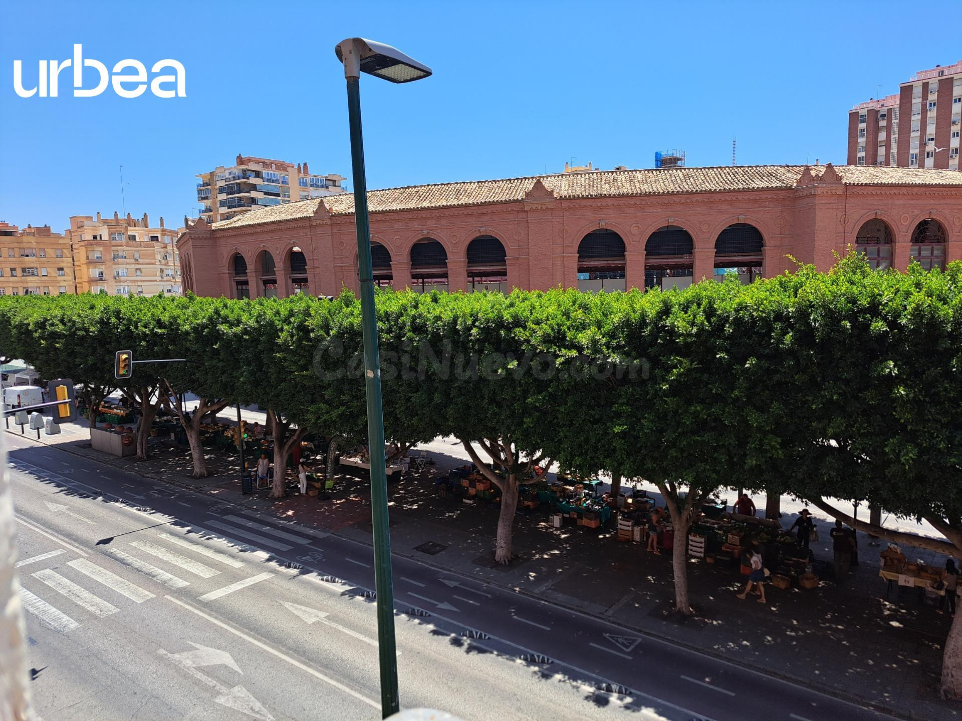 Vivienda en alquiler en la Malagueta con vistas a la plaza d