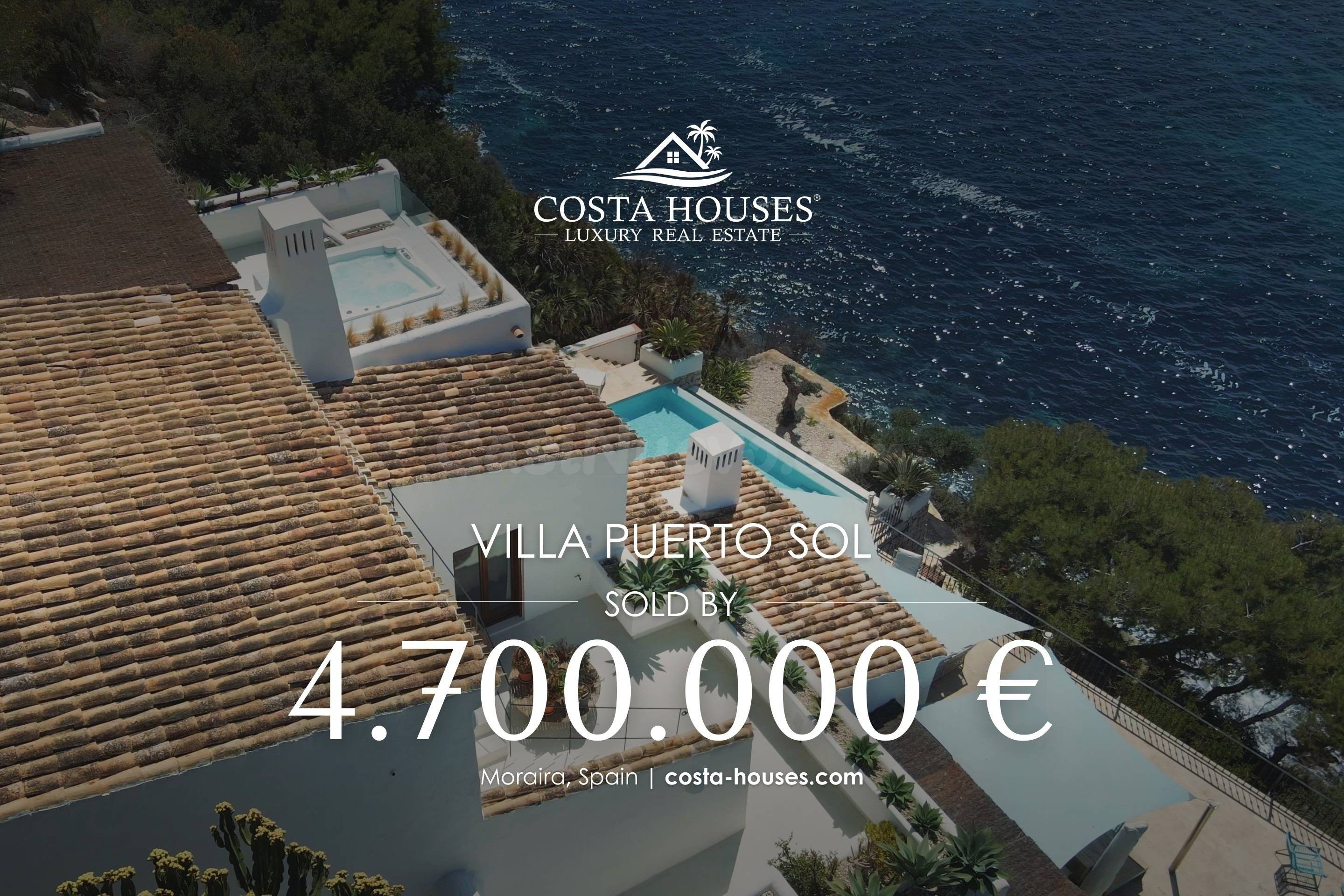 ❶ IBIZA VILLA FRENTE AL MAR EN MORAIRA, Costa Blanca | Exclu