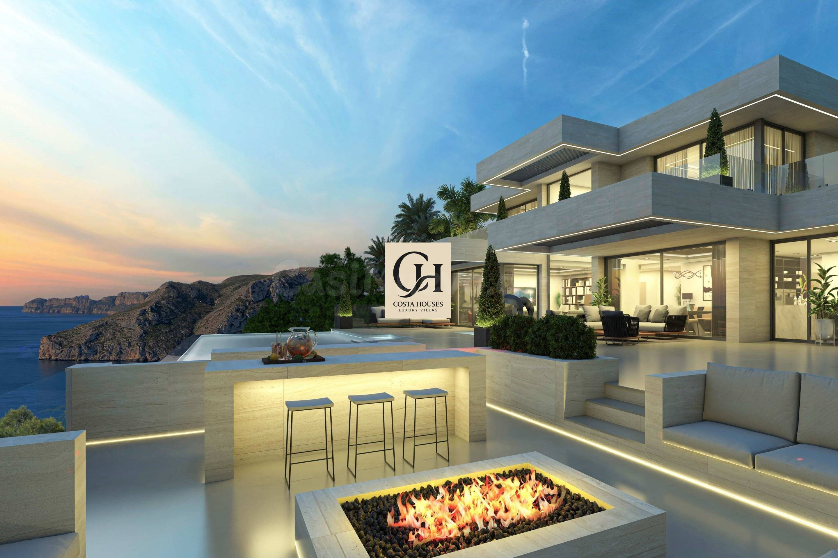 VILLA ZAFIRO · VILLA DE LUJO EN PRIMERA LINEA DE MAR EN JÁVE