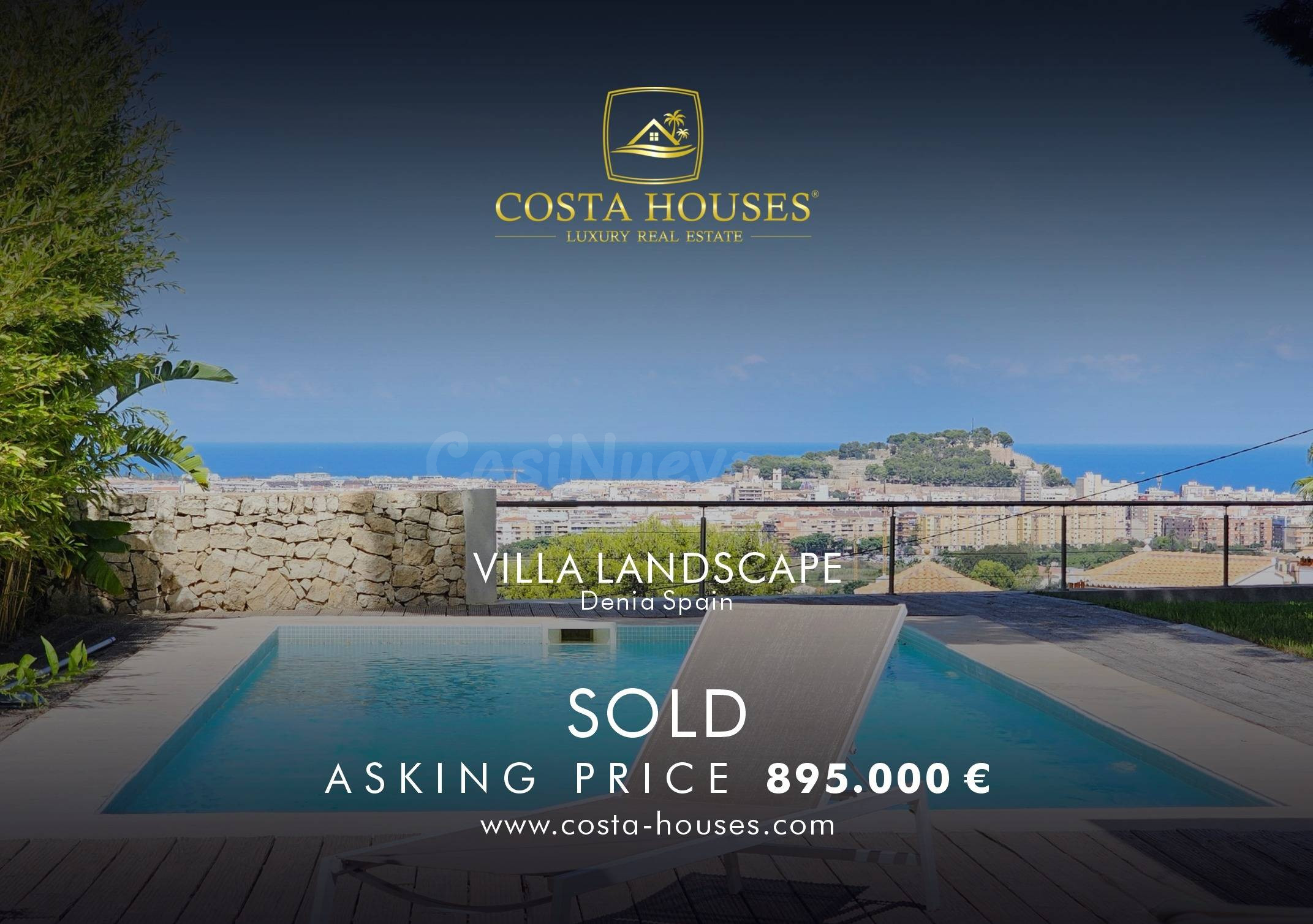 ᑕ❶ᑐ VILLA LANDSCAPE | MODERNA VILLA con vistas panorámicas a