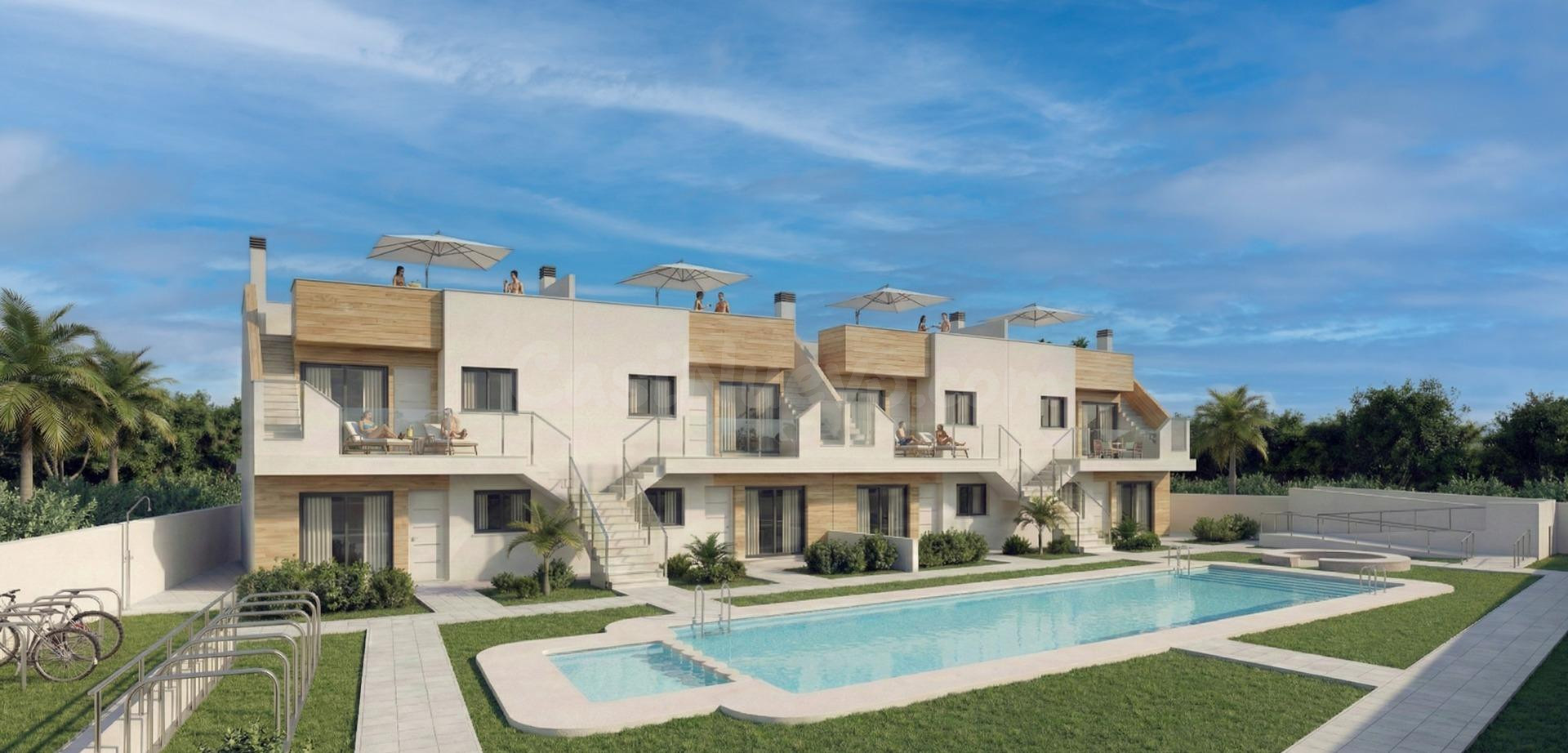 Modernos apartamentos y áticos con solárium en San Javier, c