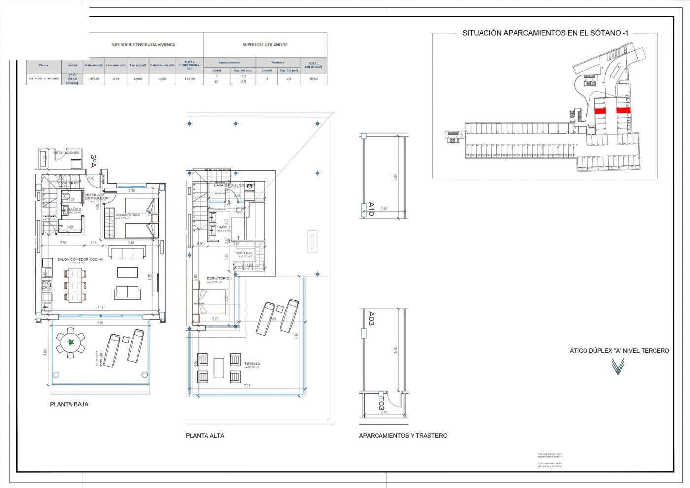 ATICO DUPLEX FRENTE AL MAR- CARVAJAL- OBRA NUEVA - foto 2