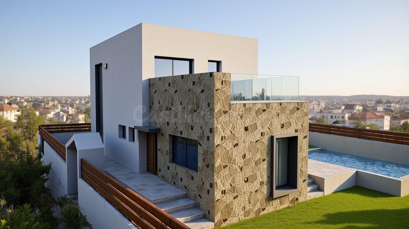 Moderna villa de nueva construcción con vistas abiertas en C - foto 3