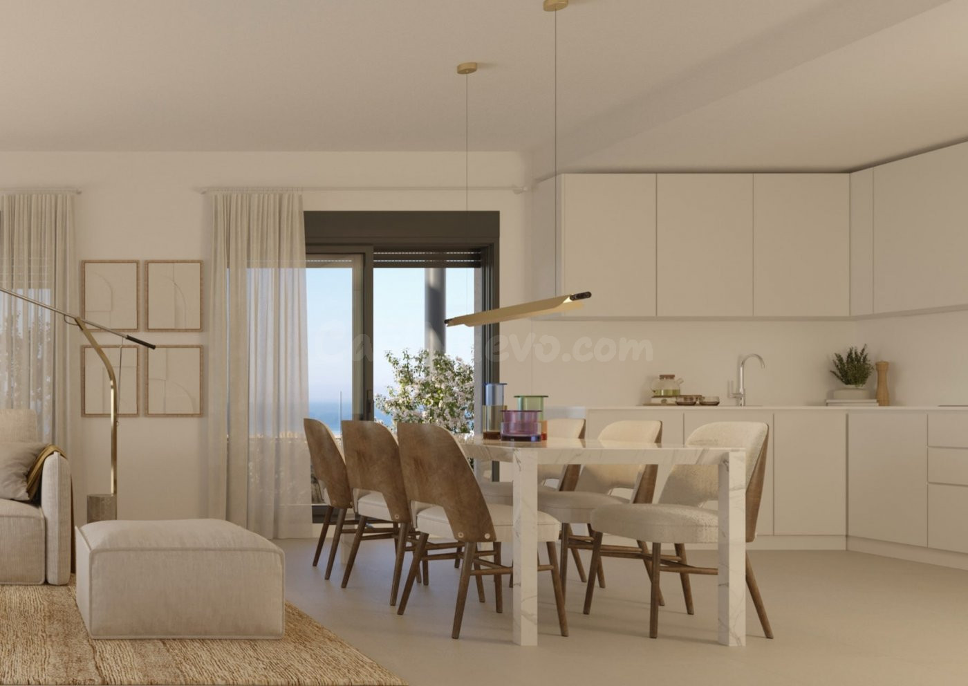 Apartamento en planta baja con jardin de 2 Dormitorios. Obra - foto 3
