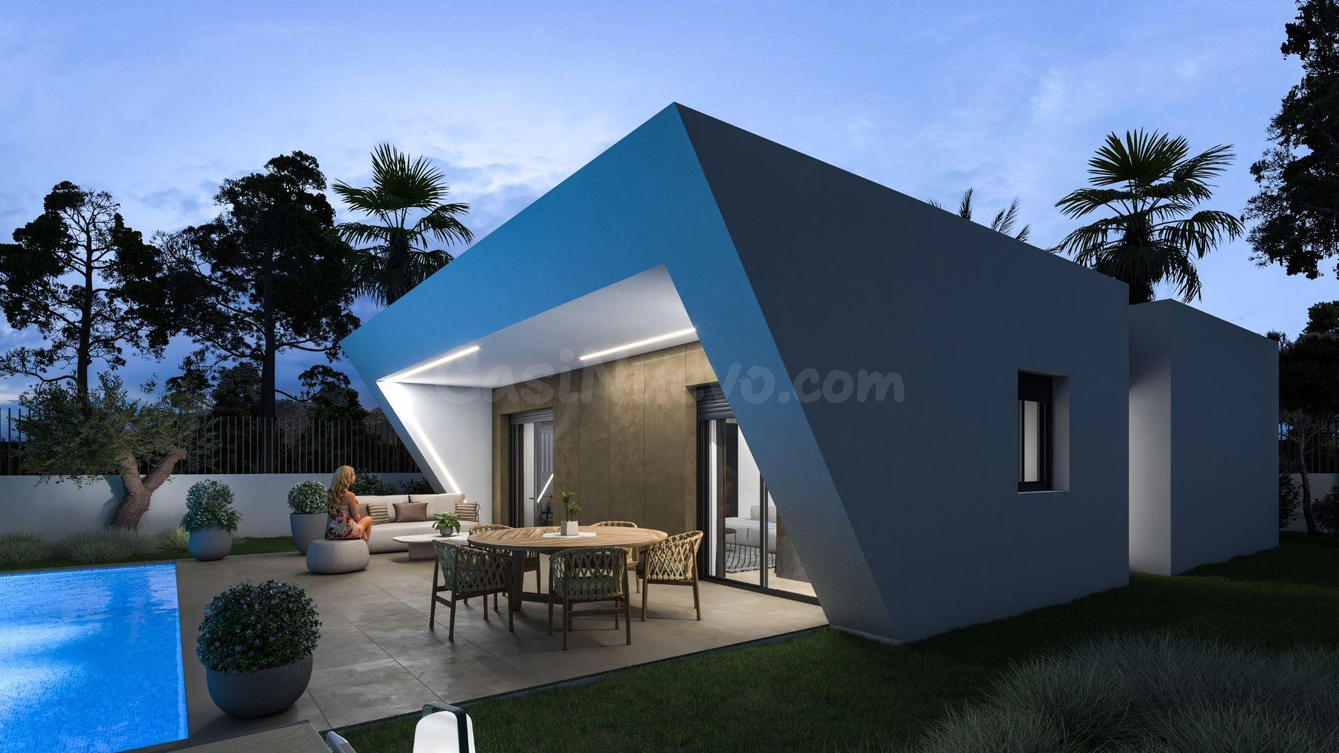 VILLAS DE OBRA NUEVA CON PISCINA EN HONDON DE LAS NIEVES