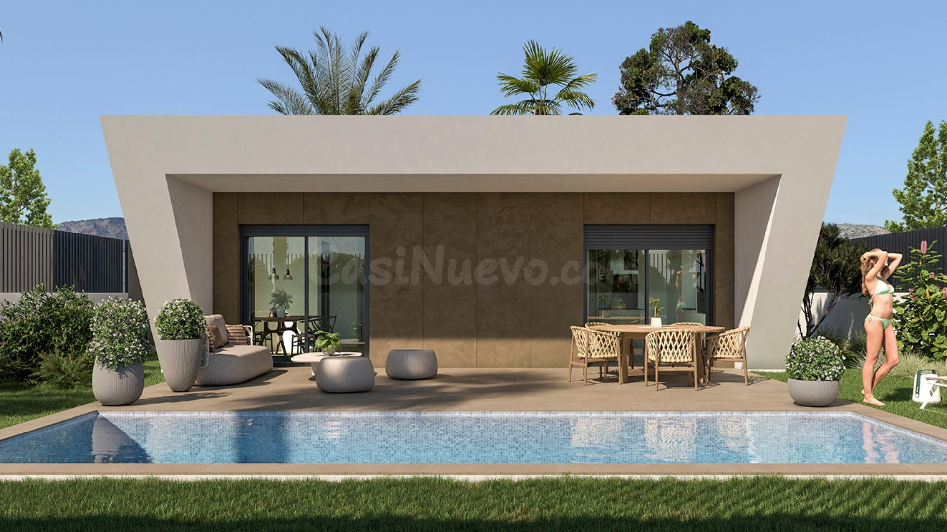 VILLAS DE OBRA NUEVA EN HONDON DE LAS NIEVES