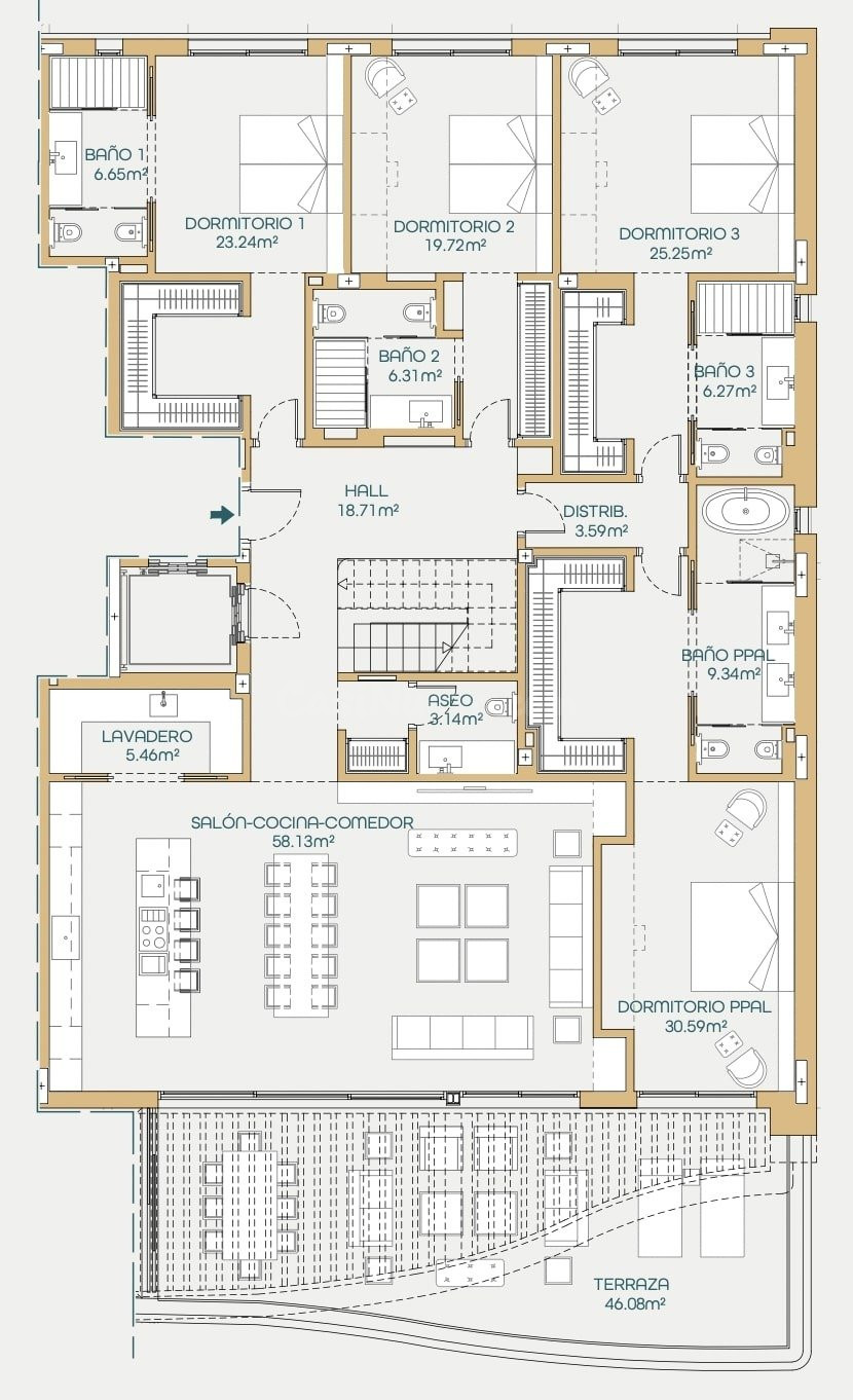 Ático 4 habitaciones 372m² en venta - Las Chapas - foto 5