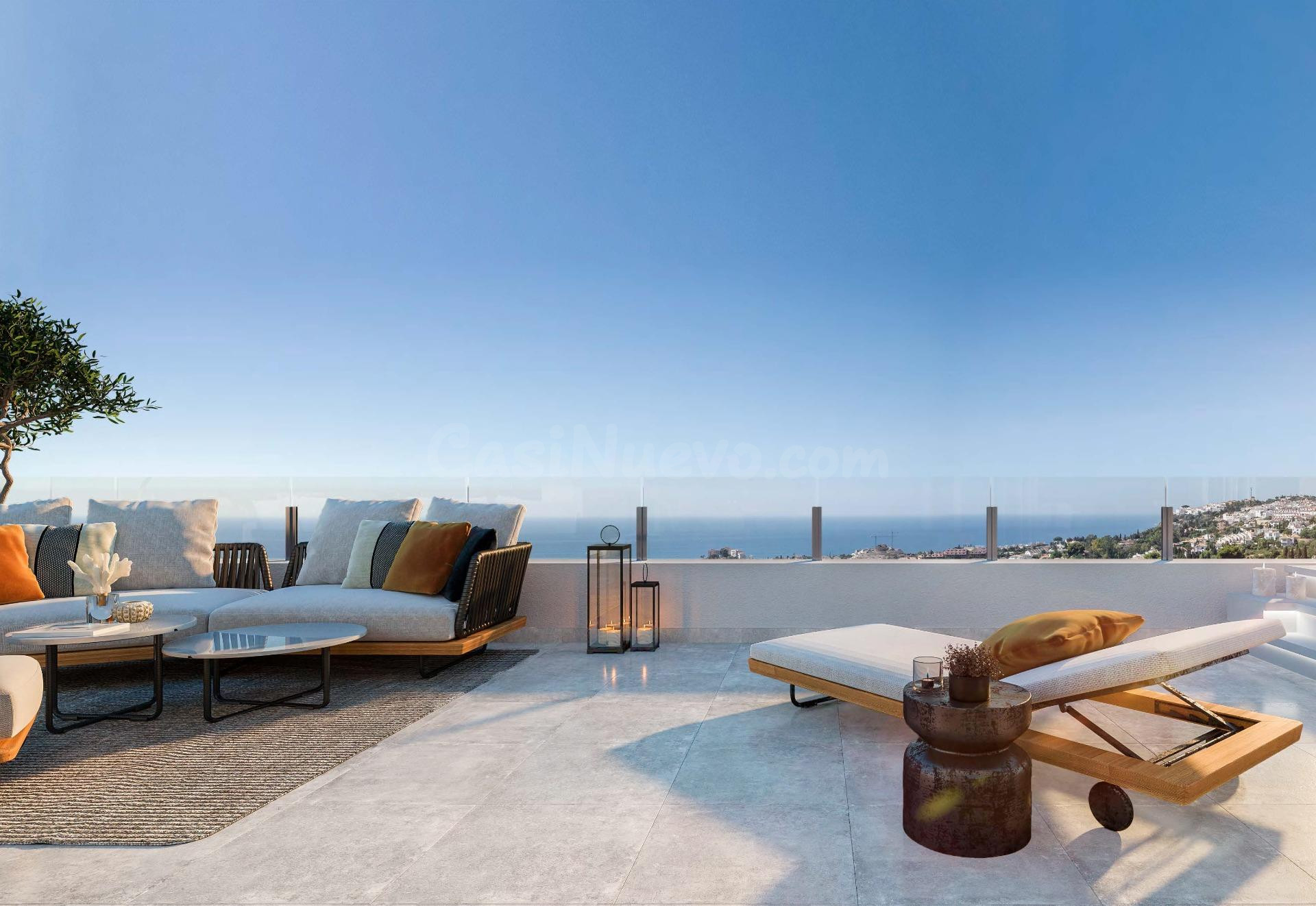 Ático de 3 dormitorios y 2 baños con fantásticas vistas al l