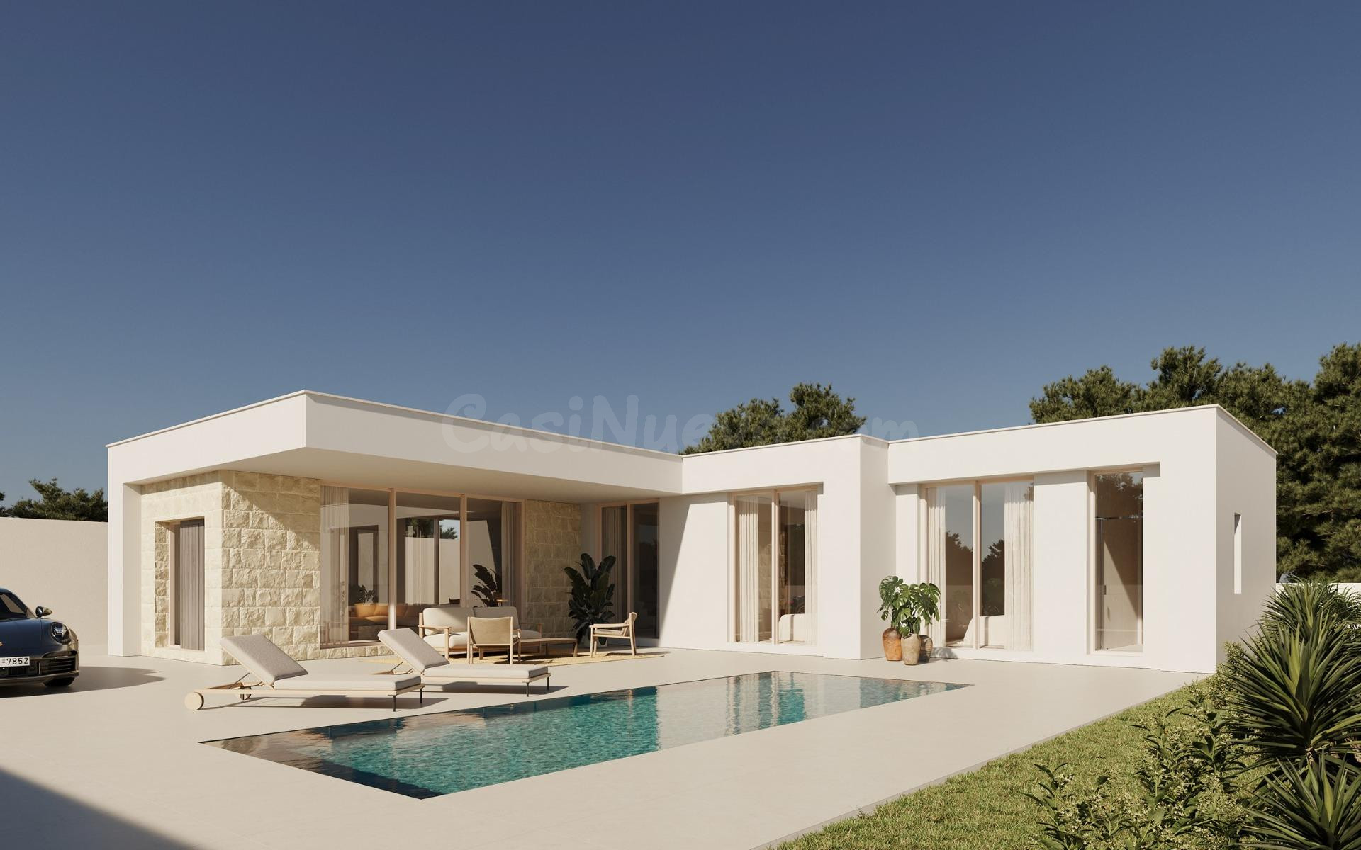 Villas contemporáneas de nueva construcción en Polop Hills c