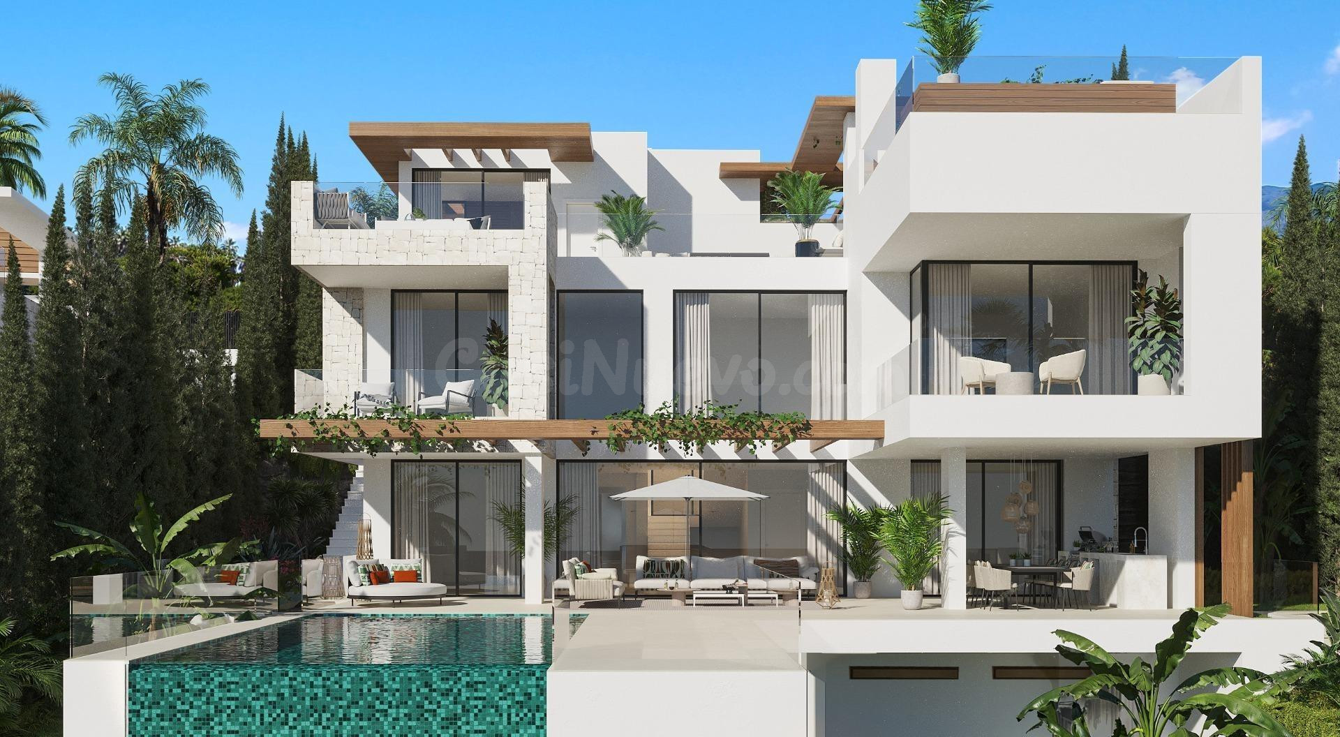Villa de lujo de 3 dormitorios y 3 baños con vistas al mar. 