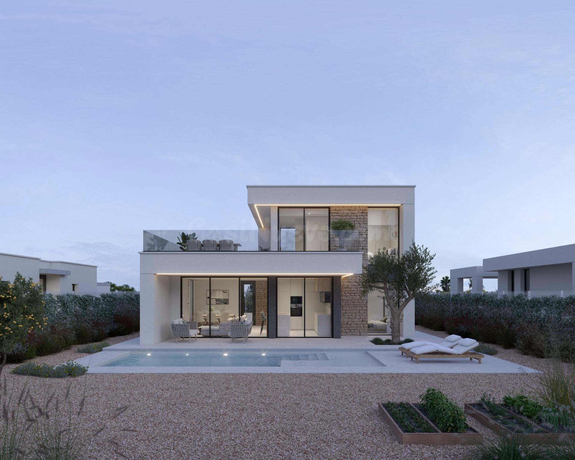 Exclusivas villas en primera línea de golf en Hacienda del Á