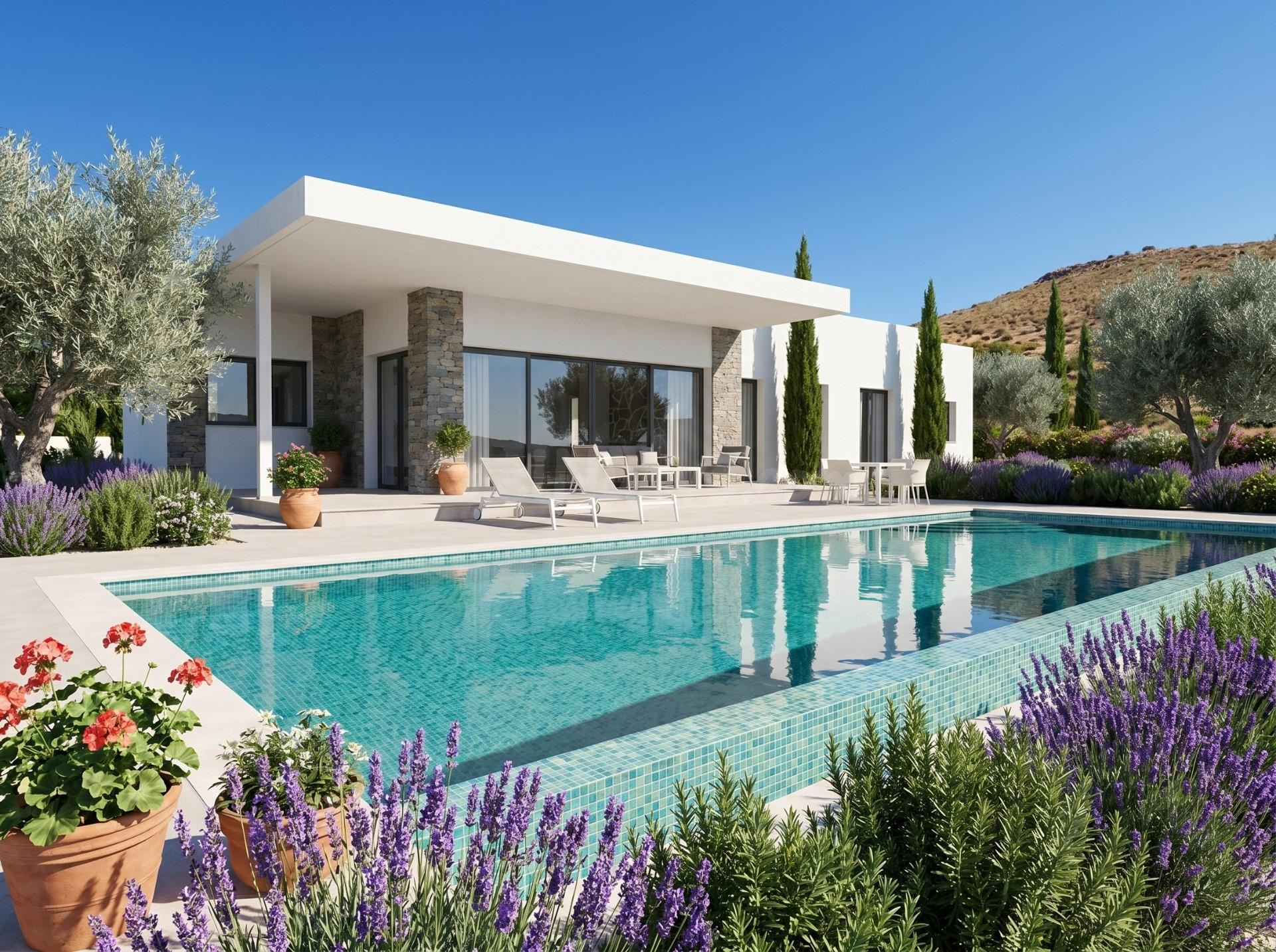 Villas de nueva construcción a medida en Pinoso (Alicante): amplias viviendas en un entorno natural