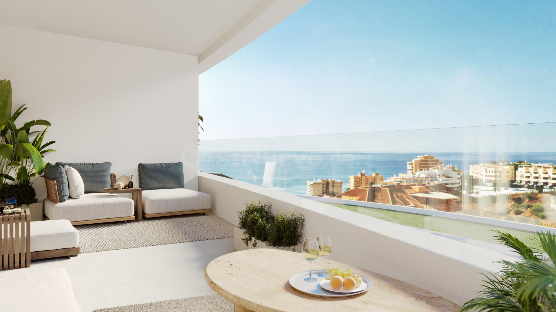 Adosado de 3 dormitorios y 2 baños con vistas al mar. Fuengi - foto 4