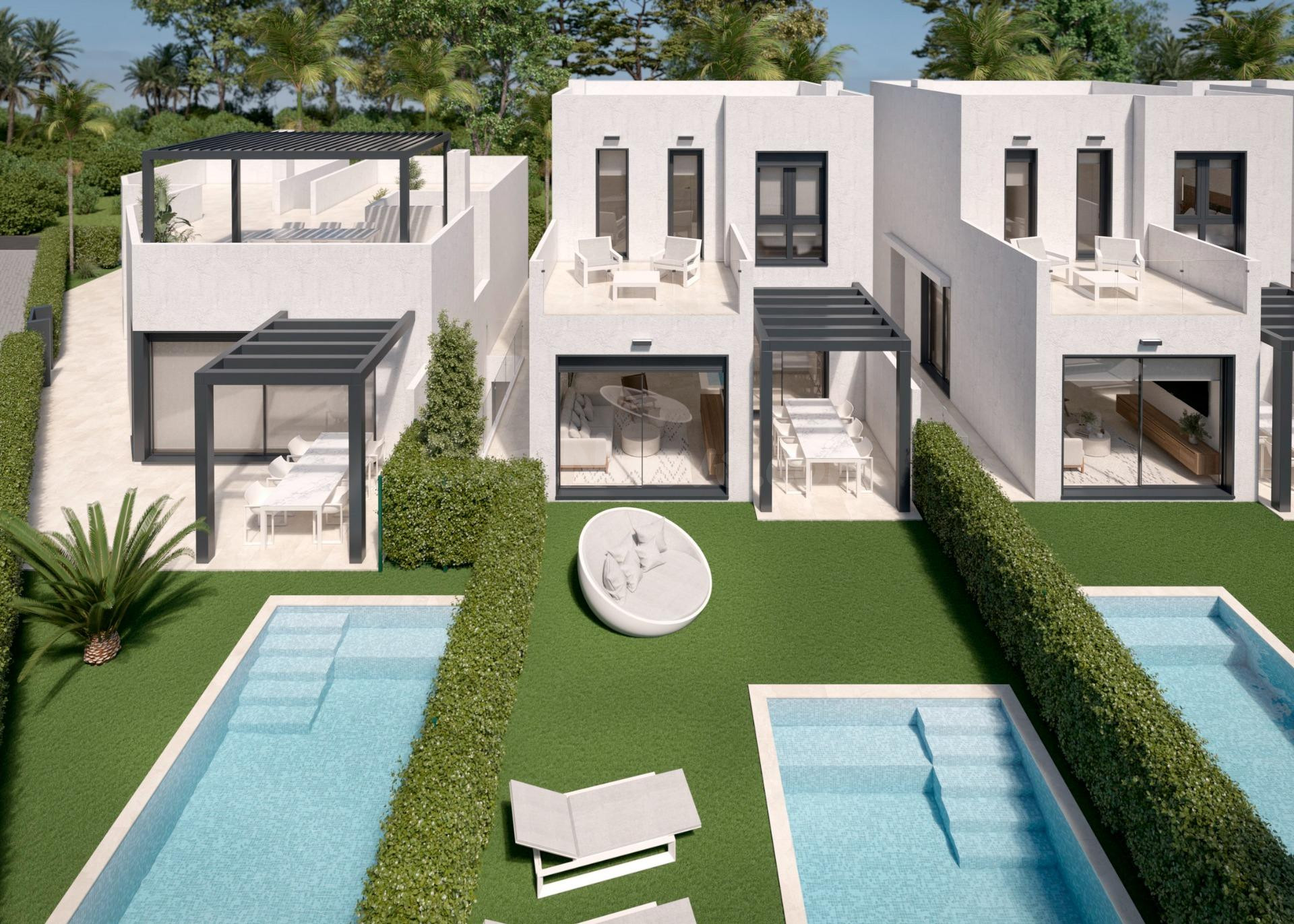 Villas de nueva construcción con piscina privada en Santa Ro - foto 2