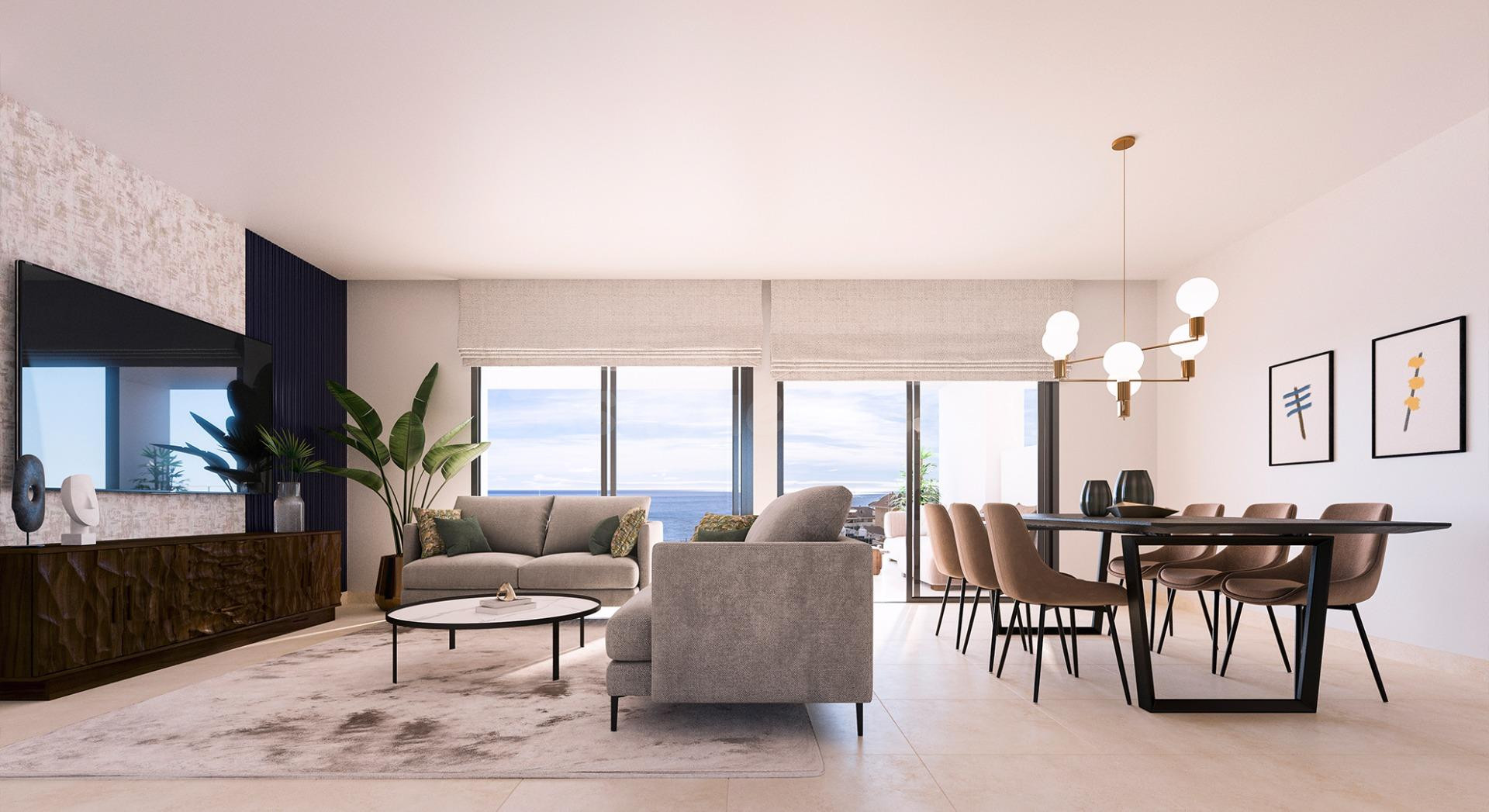 Ático dúplex de 2 dormitorios y 2 baños con vistas al mar. E - foto 5