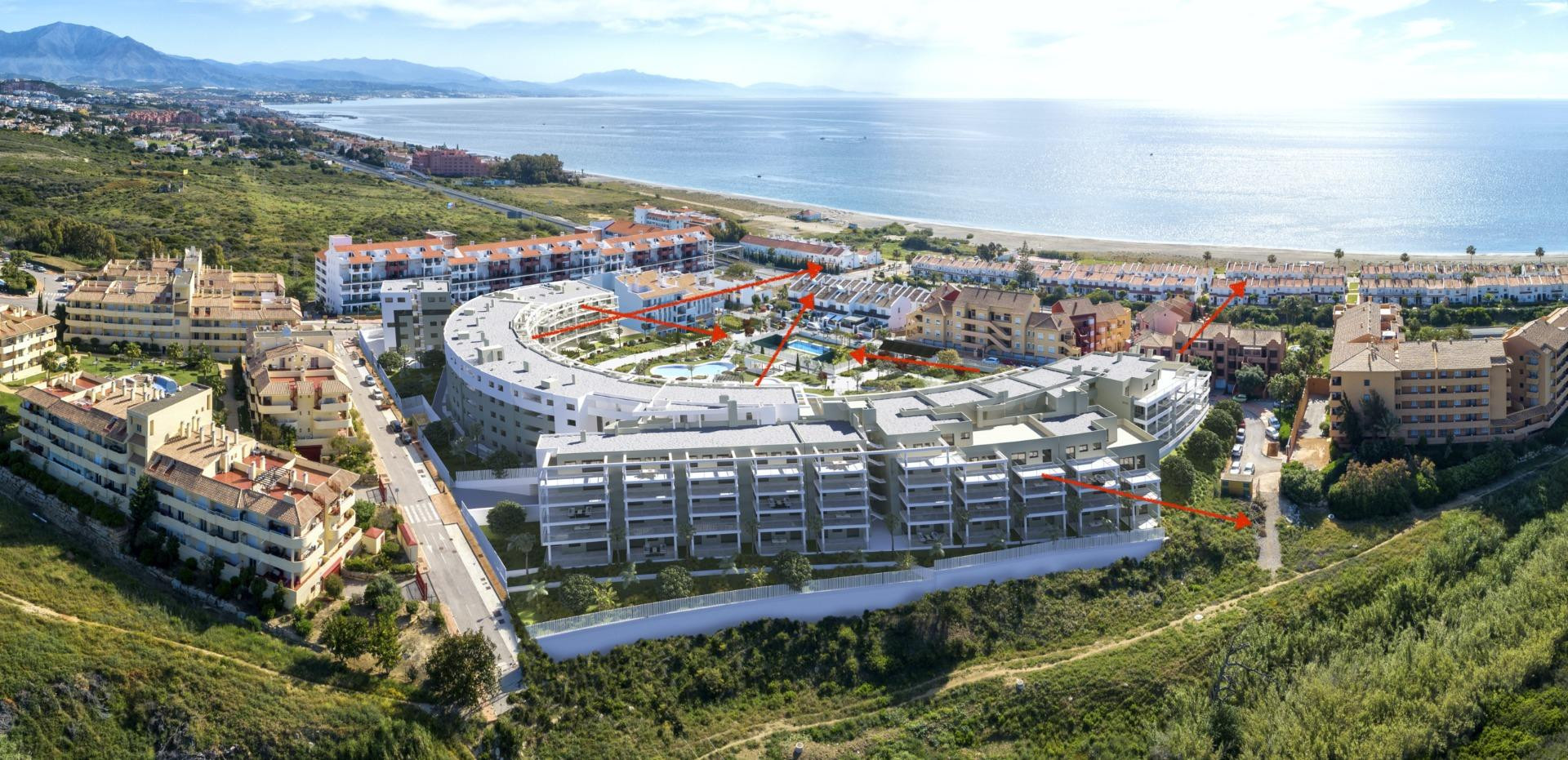 Apartamento planta baja de 2 dormitorios y 2 baños, Manilva