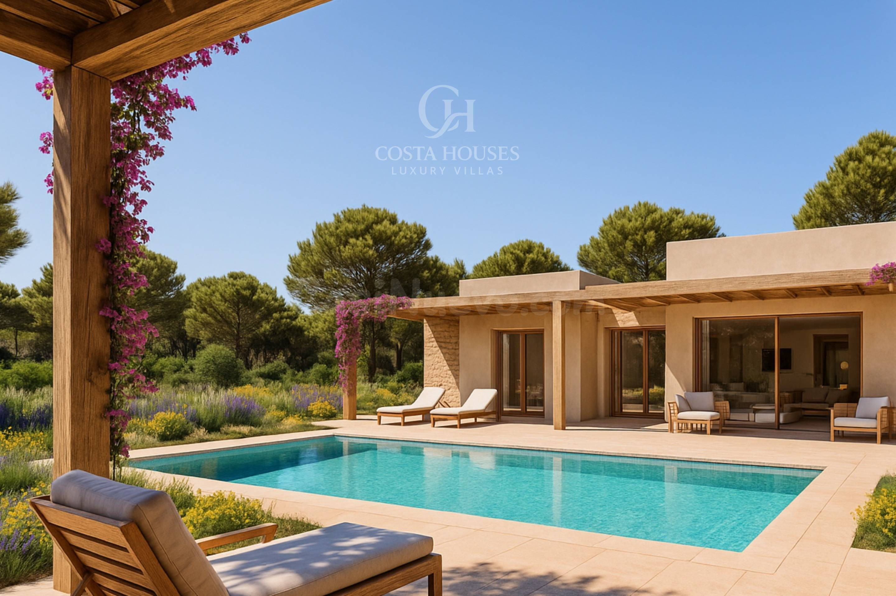 VILLA POSIDONIA · VILLA CERCA DEL GOLF CON VISTAS AL MAR EN  - foto 2