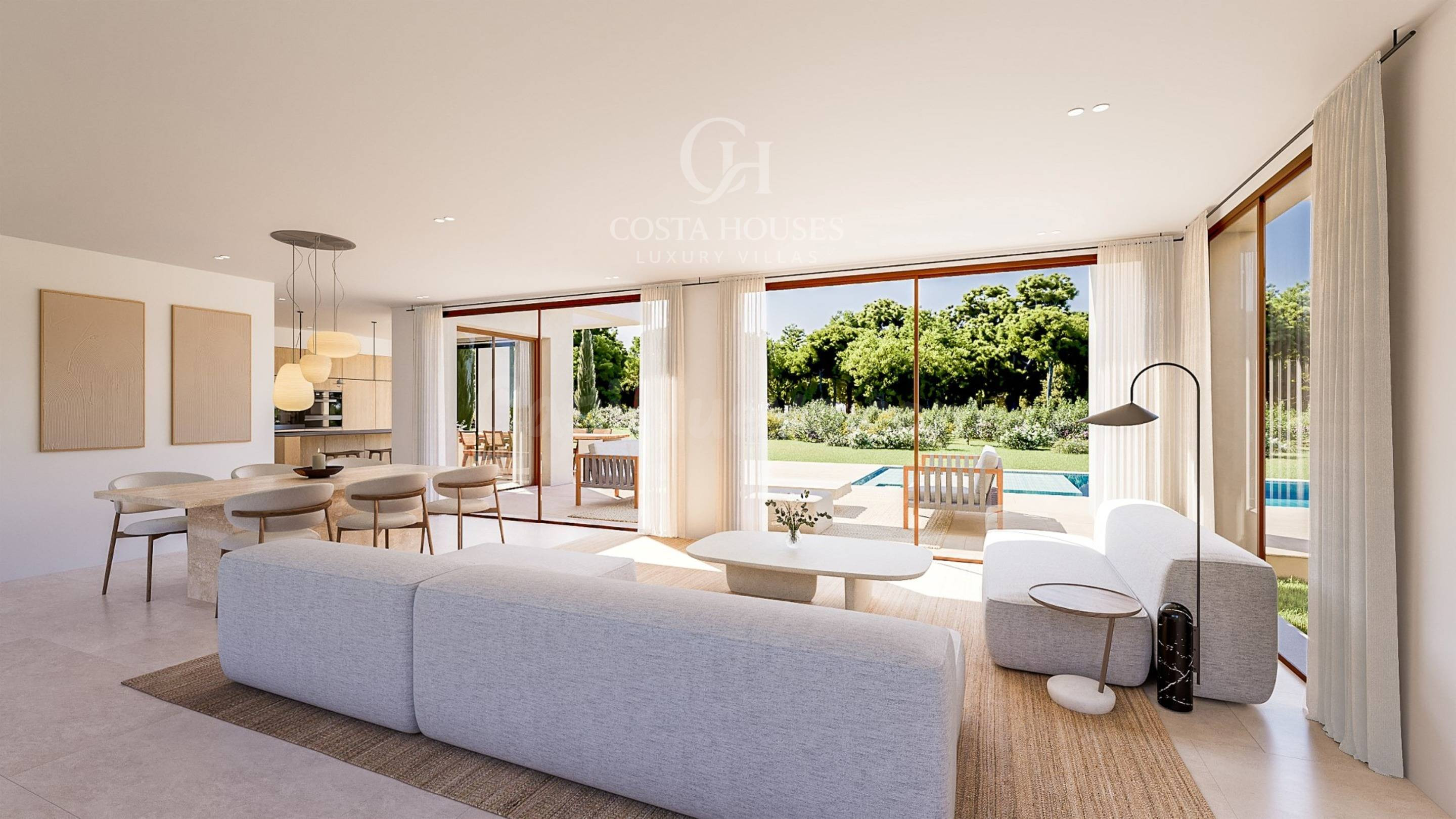 VILLA POSIDONIA · VILLA CERCA DEL GOLF CON VISTAS AL MAR EN  - foto 3