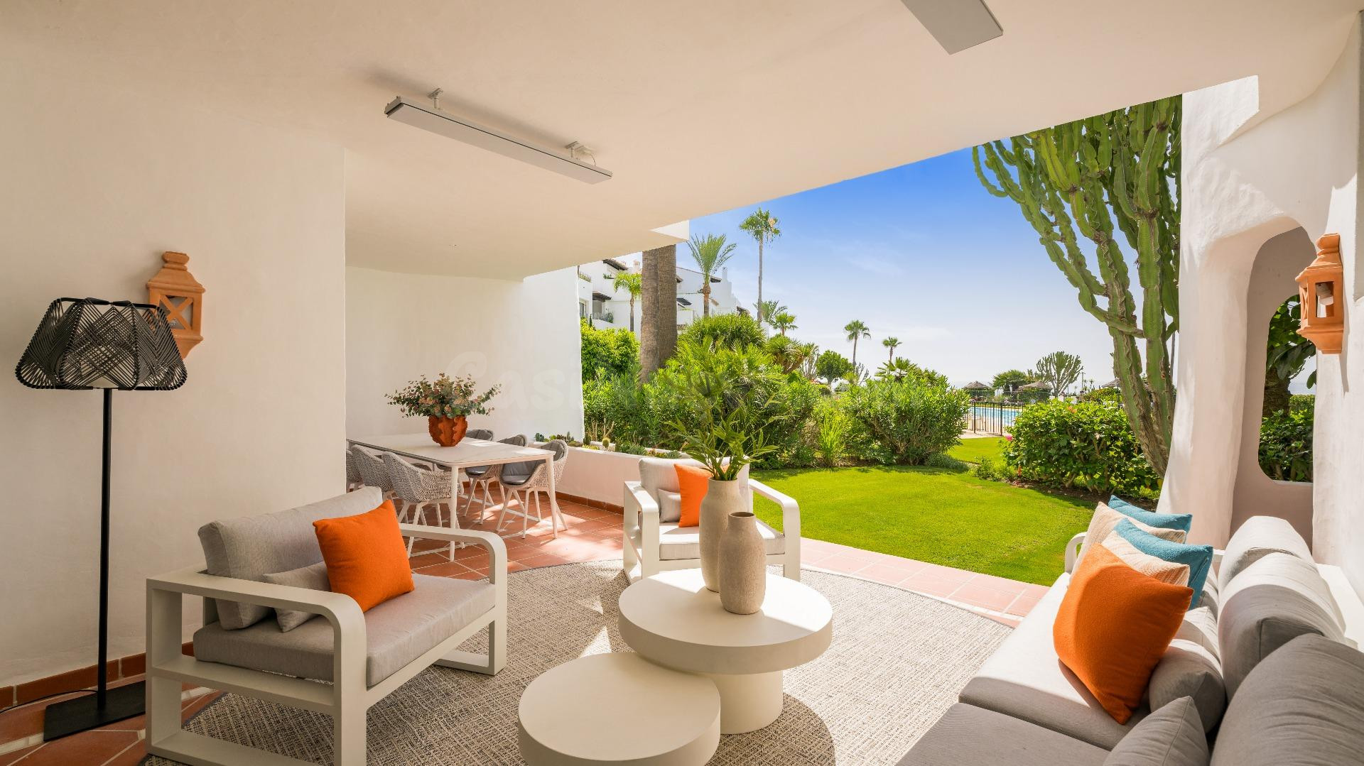 Apartamento de lujo planta baja de 3 dormitorios y 2 baños j