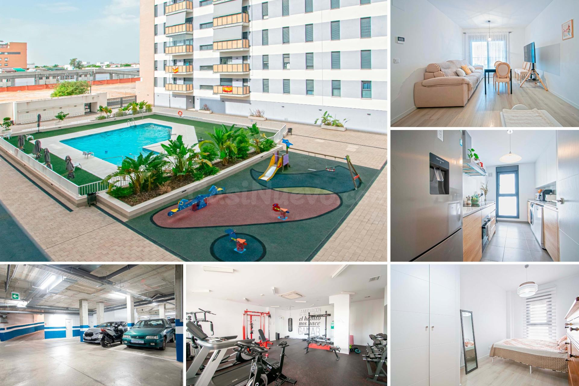 VIVIENDA NUEVA, RENTA LIBRE CON GARAJE, TRASTERO Y PISCINA