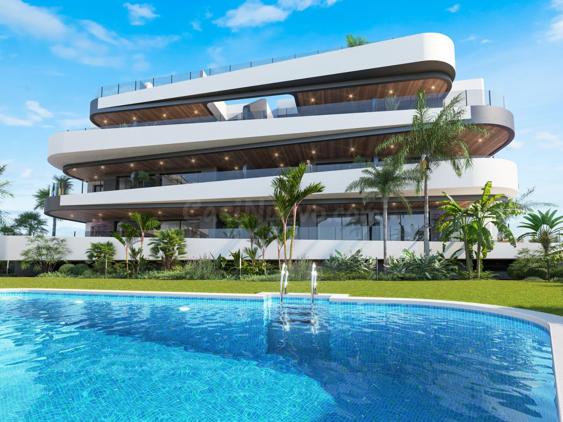 Residencia de nueva construcción en primera línea del campo  - foto 2