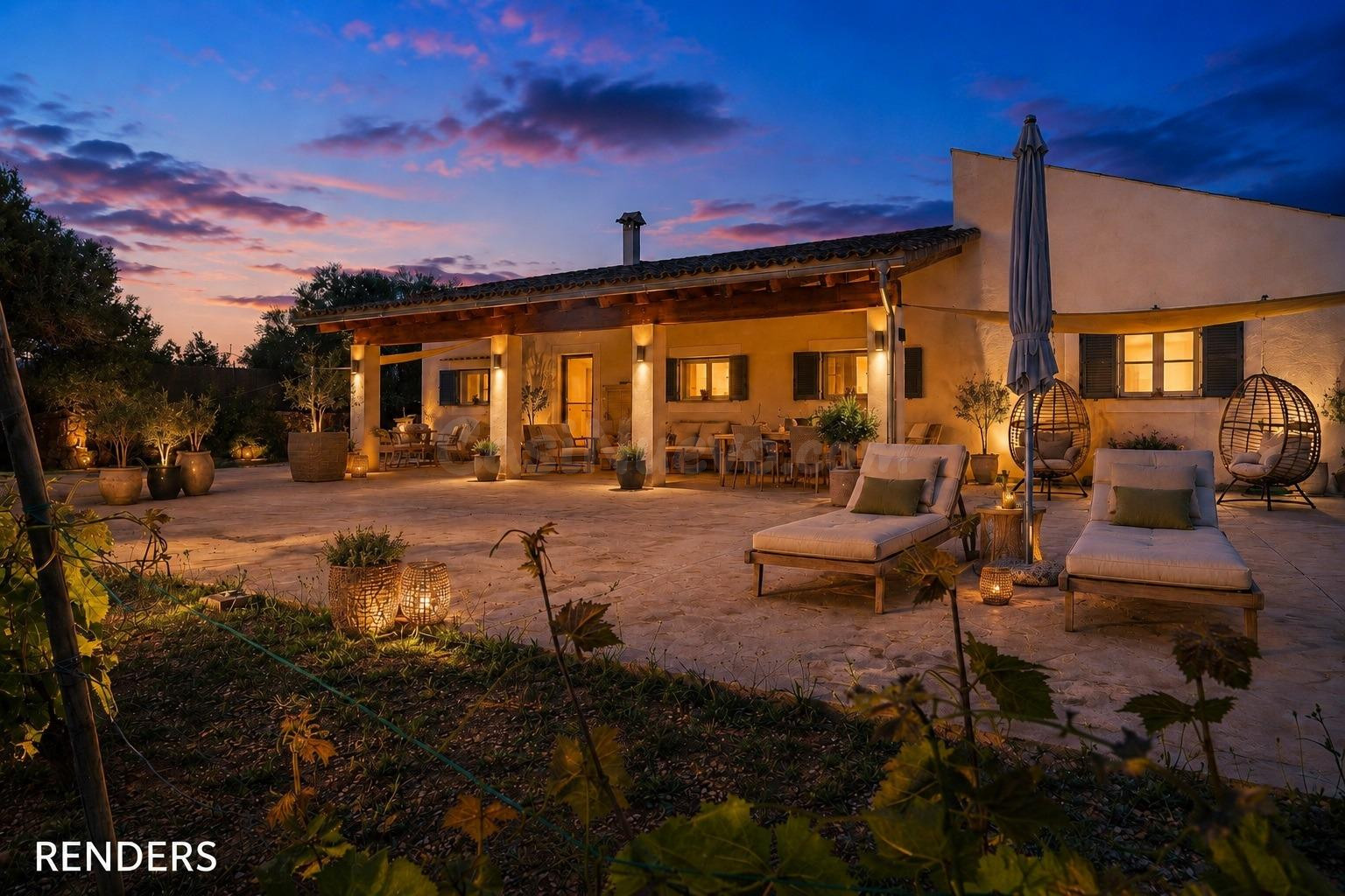 Un Oasis Sostenible y Contemporáneo a 5 Minutos de Llucmajor
