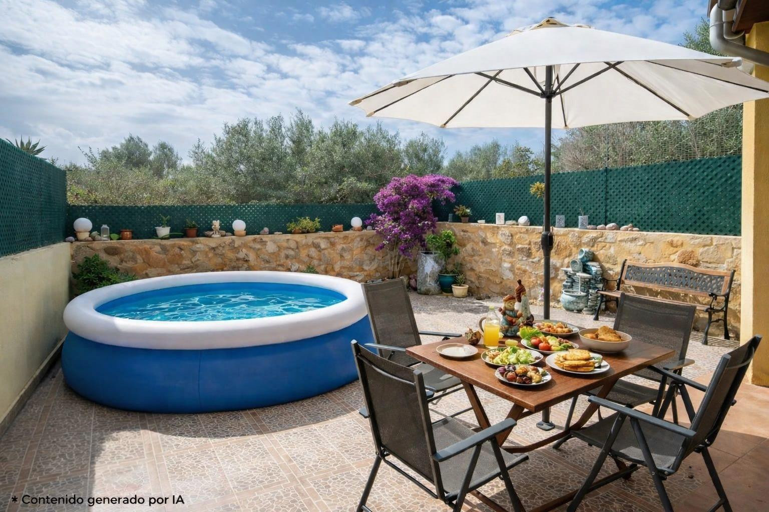 Casa adosada con terraza, garaje y 3 dormitorios en Es Llomb - foto 2
