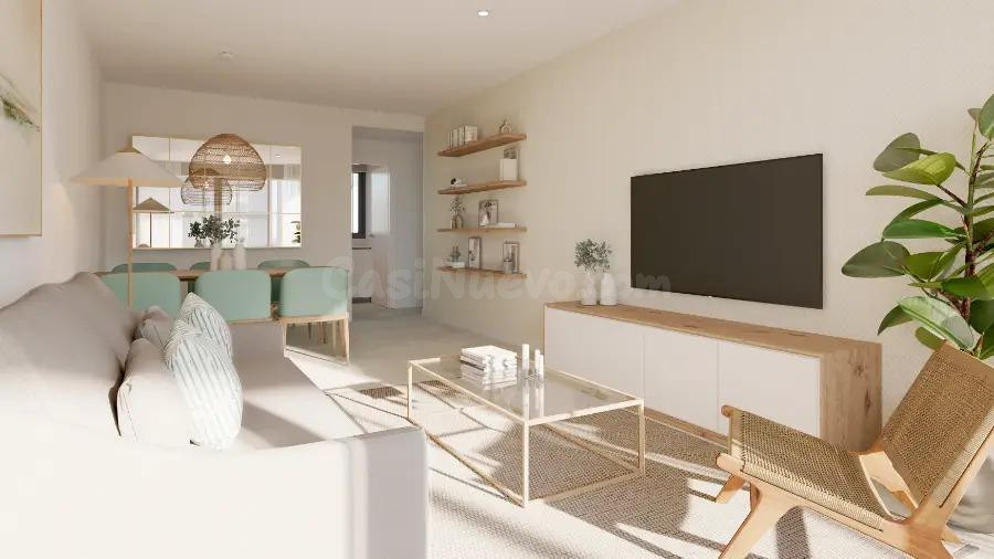 Vivienda de obra nueva con terraza, piscina, parking y trast