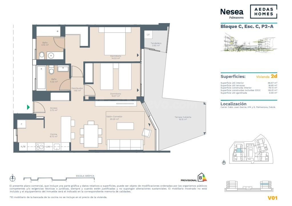 Vivienda de obra nueva con terraza, piscina, parking y trast - foto 2